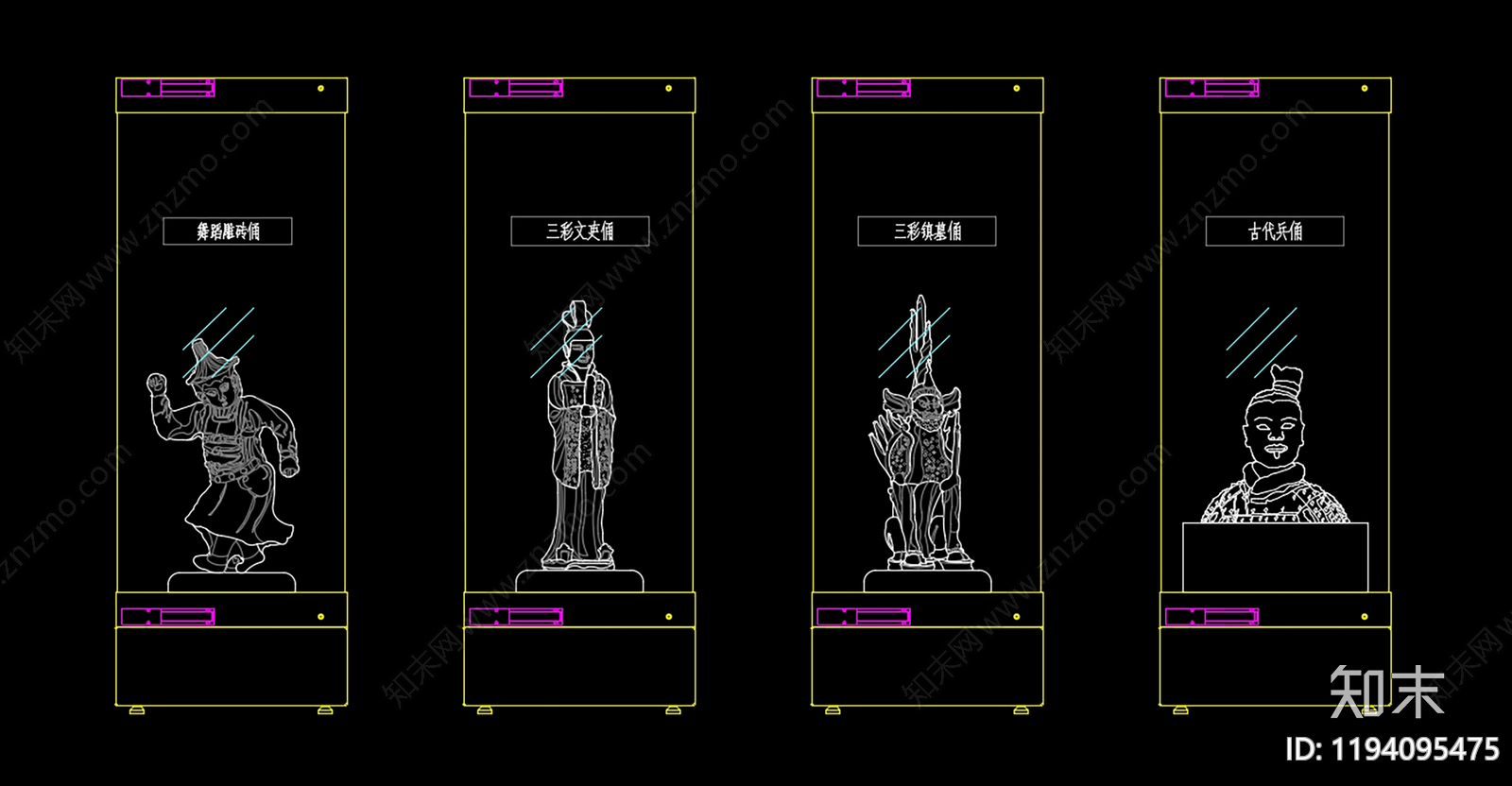 中式人物施工图下载【ID:1194095475】