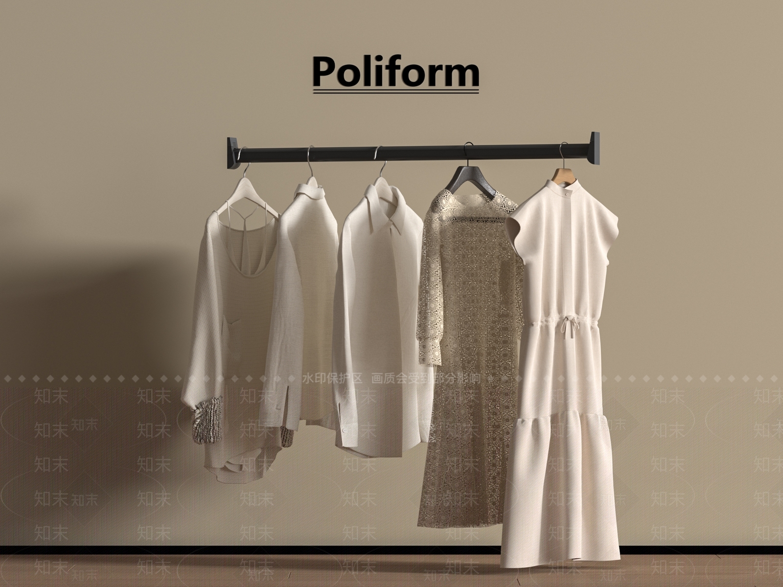 衣服SU模型下载【ID:1194095869】