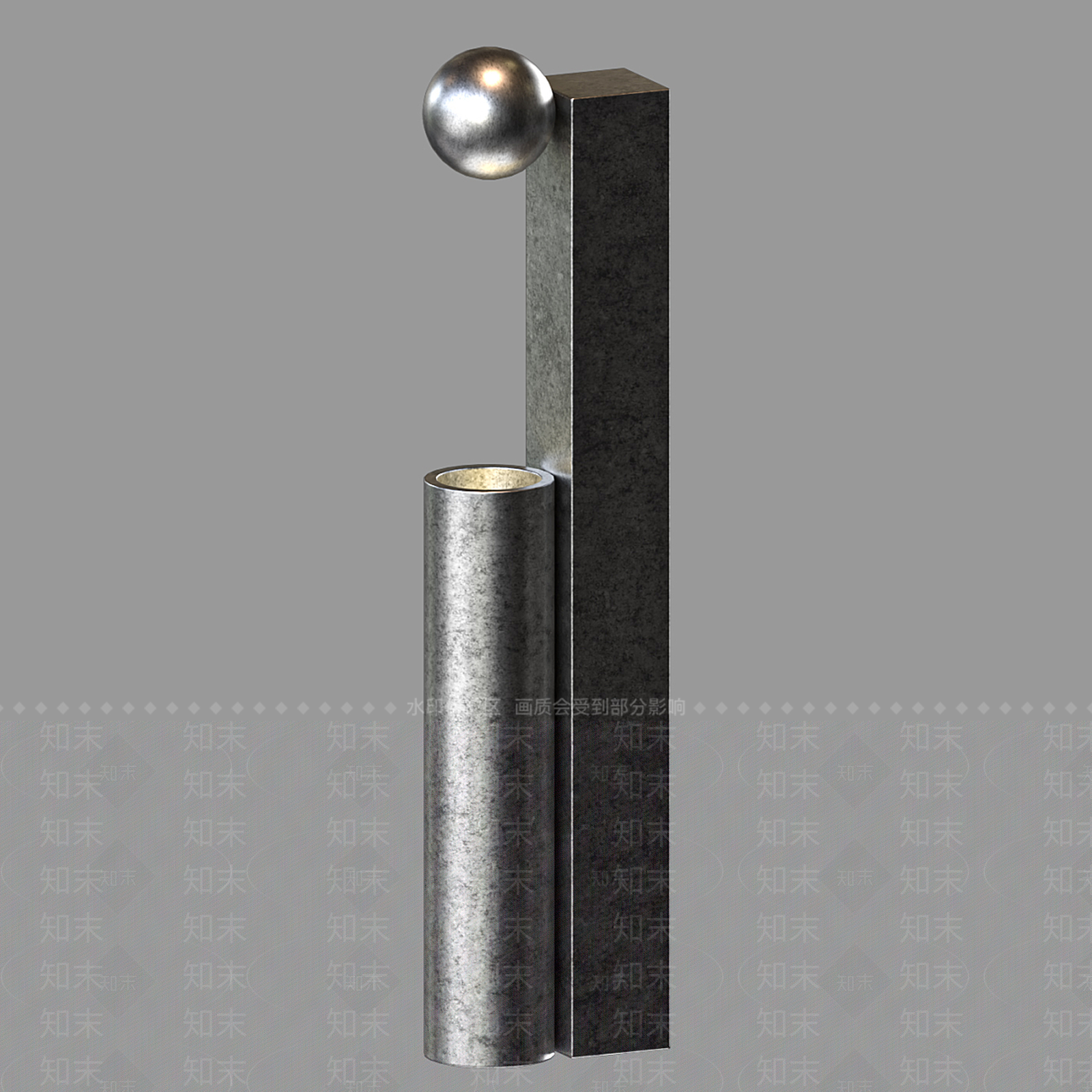 现代壁灯3D模型下载【ID:1194099583】