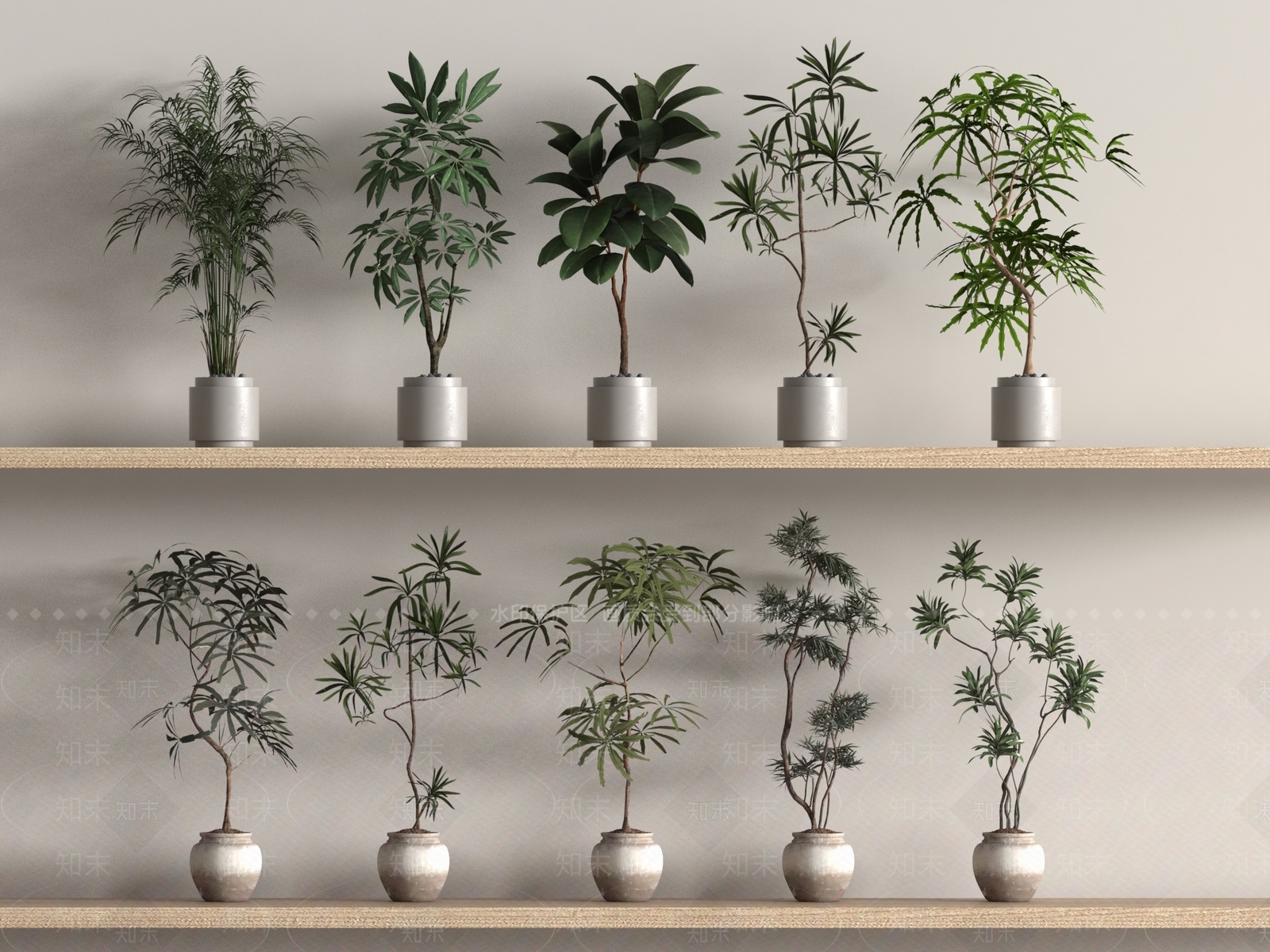 盆栽3D模型下载【ID:1194102583】