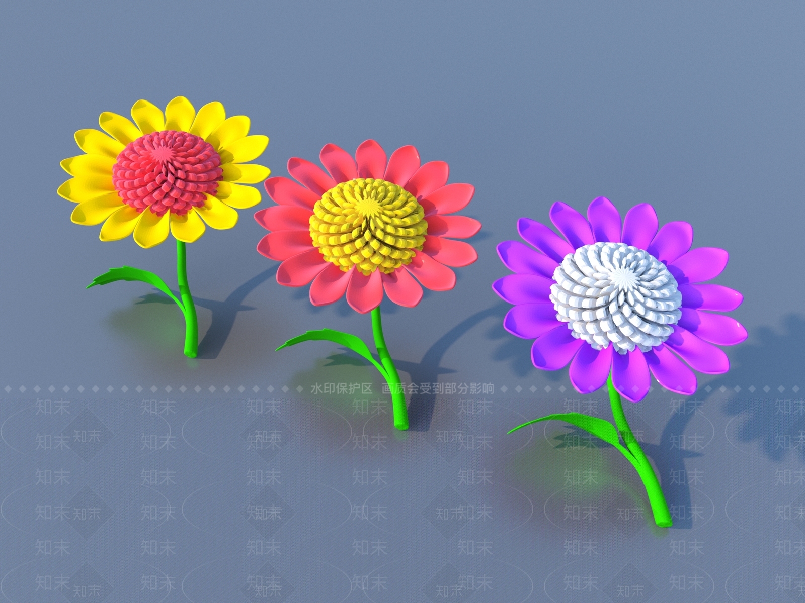 花3D模型下载【ID:1194103737】