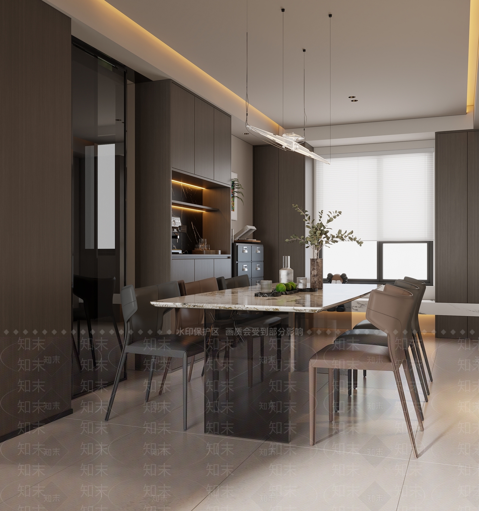 家居餐厅3D模型精品下载_3dmax模型_知末网
