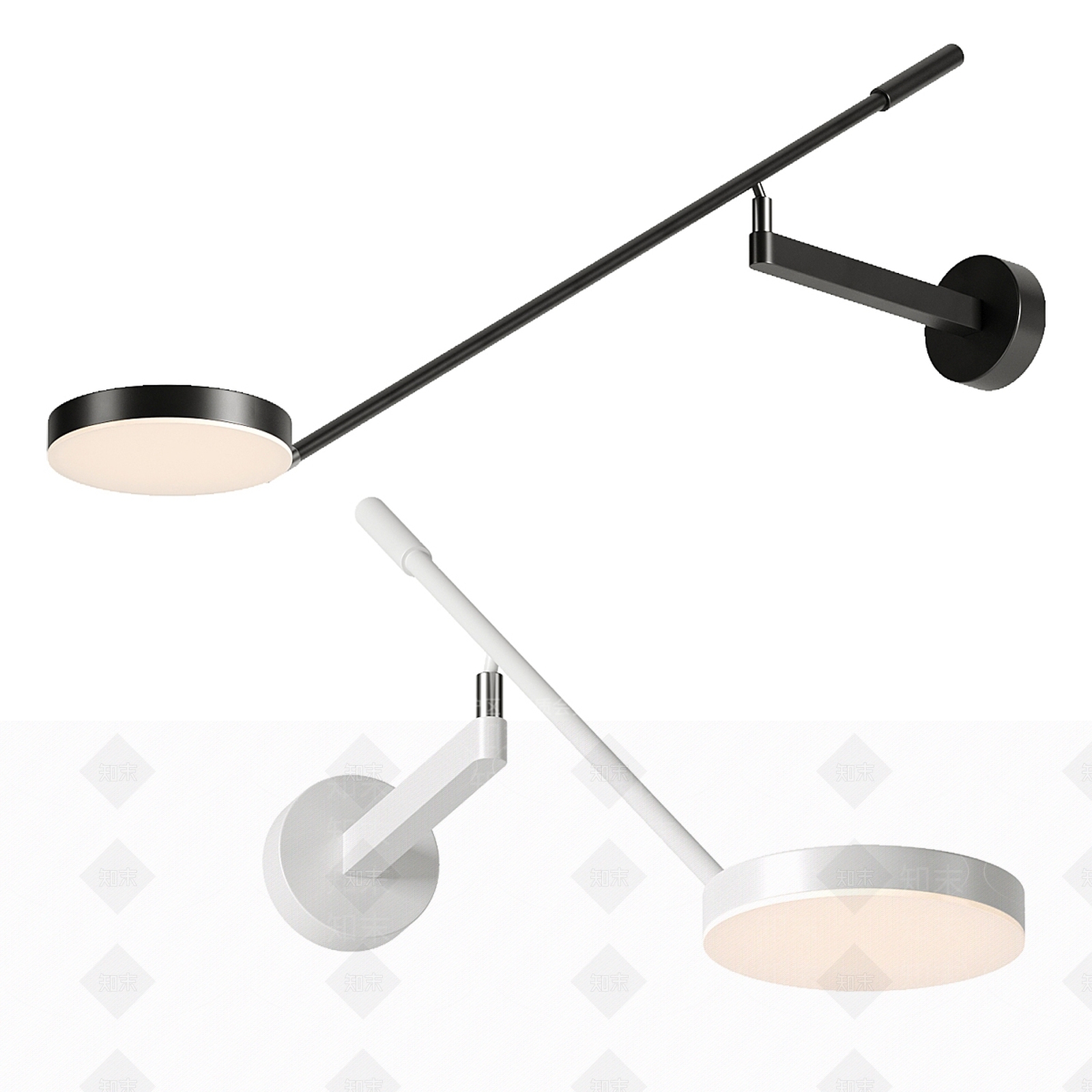 现代欧式客厅吸顶灯3D模型下载【ID:1194107243】