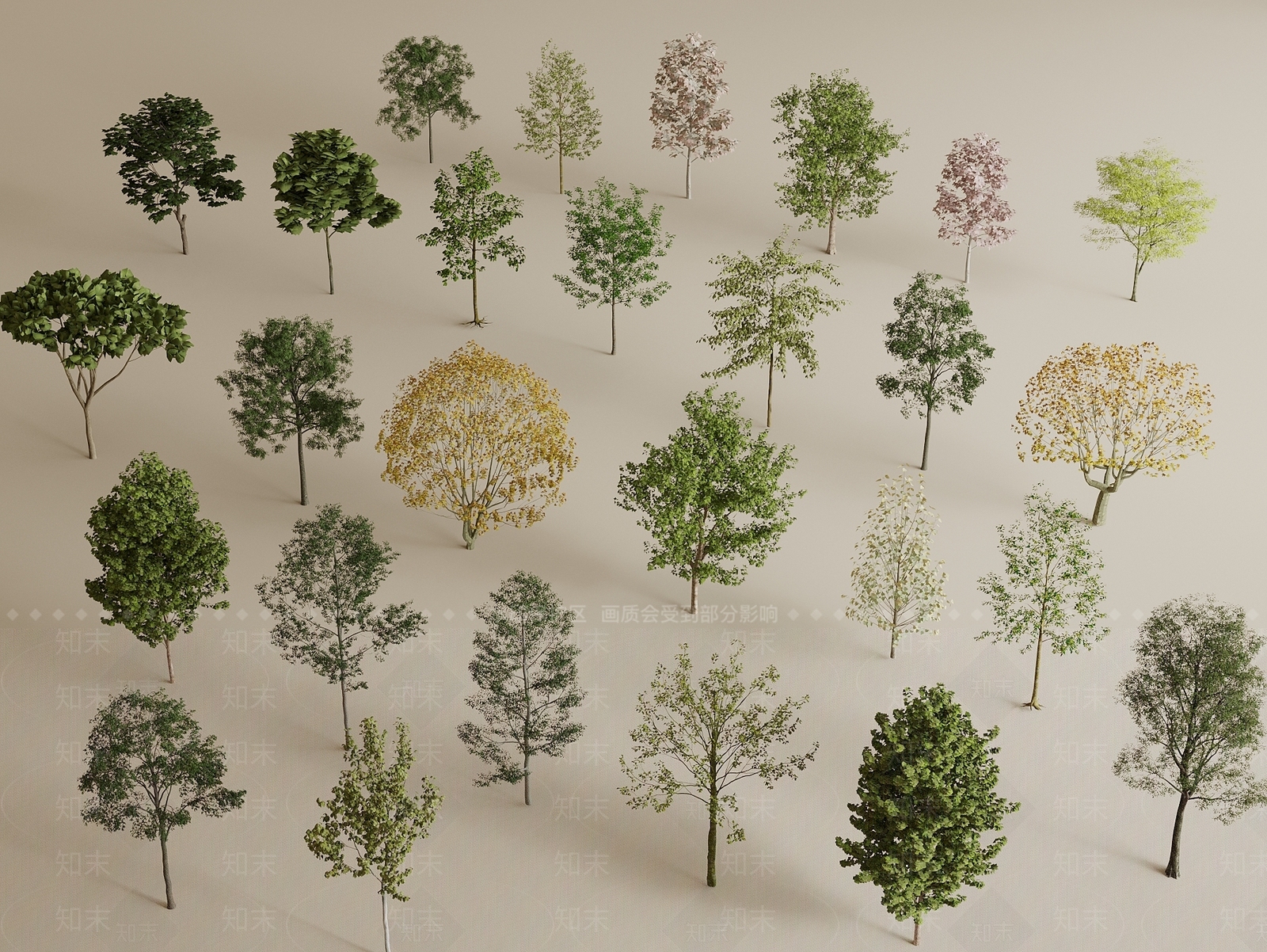 景观树3D模型下载【ID:1194122572】