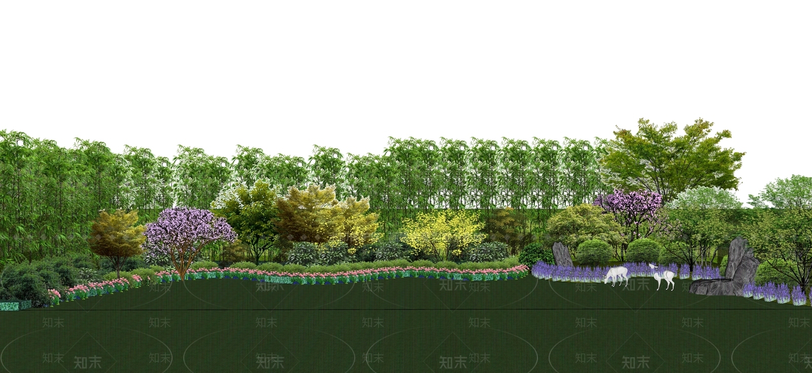 植物组合SU模型下载【ID:1194122576】