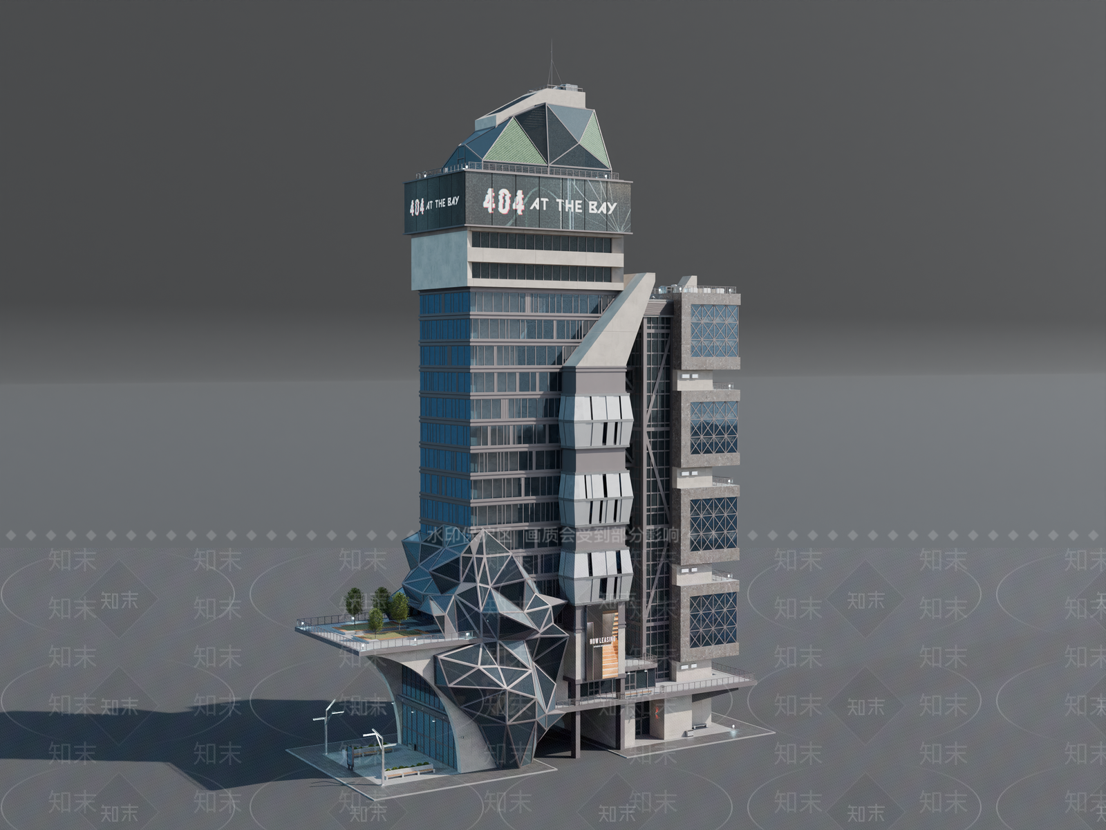 现代其他商业建筑SU模型下载【ID:1194125617】