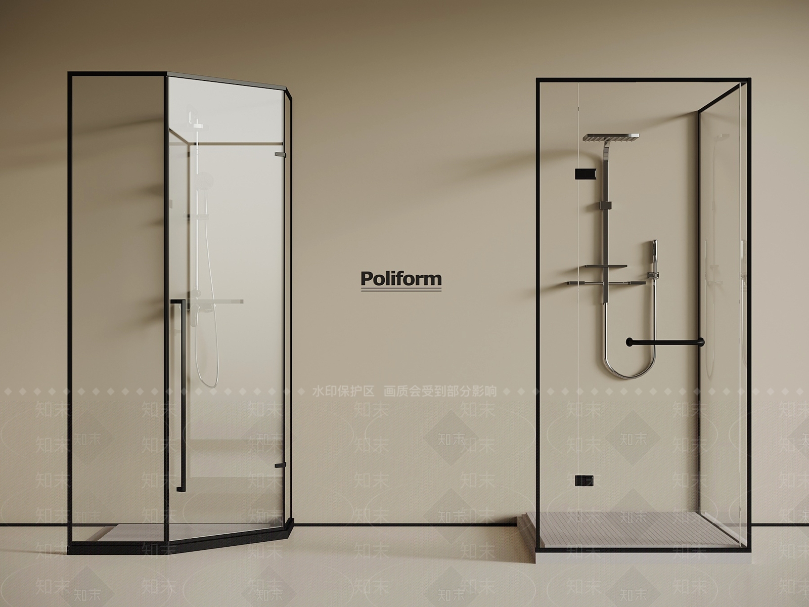 淋浴房3D模型下载【ID:1194127971】