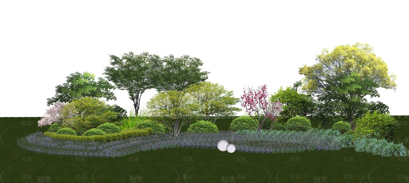 植物组合SU模型下载【ID:1194129058】