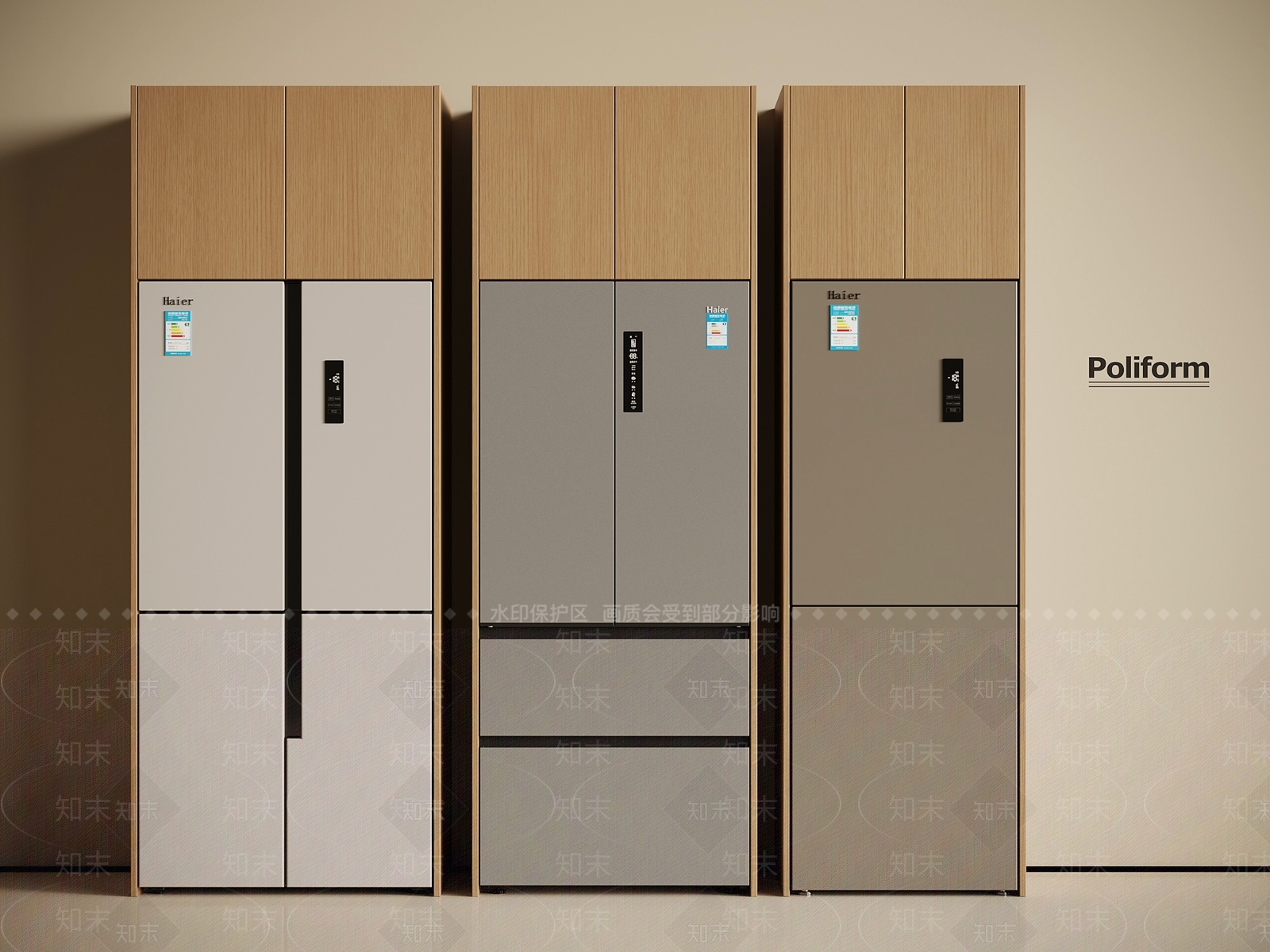 冰箱3D模型下载【ID:1194136381】