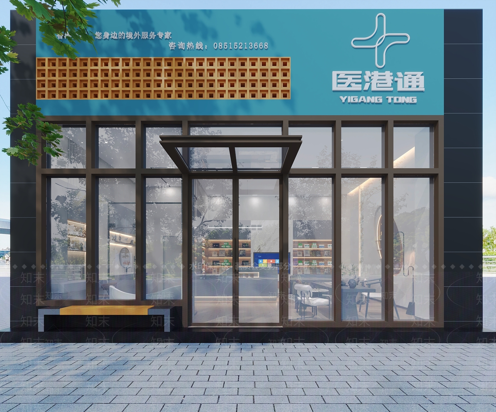 现代其他商业空间3D模型下载【ID:1194137649】