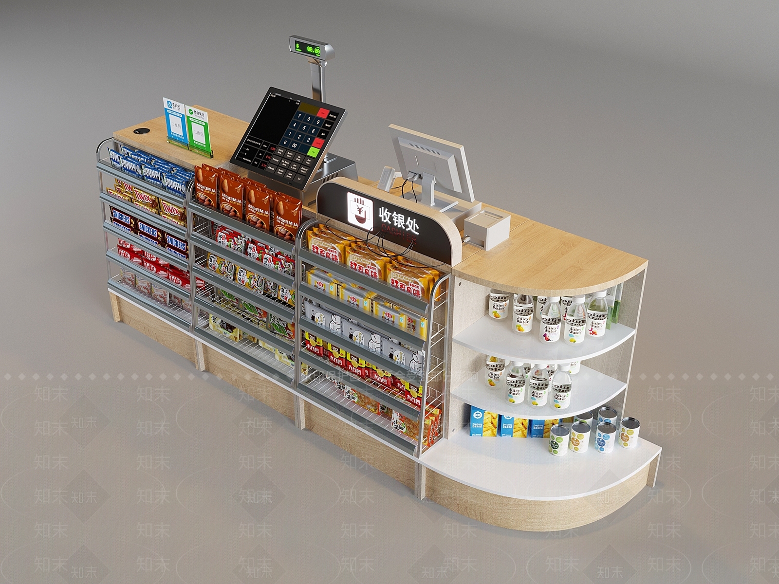 货架SU模型下载【ID:1194138480】