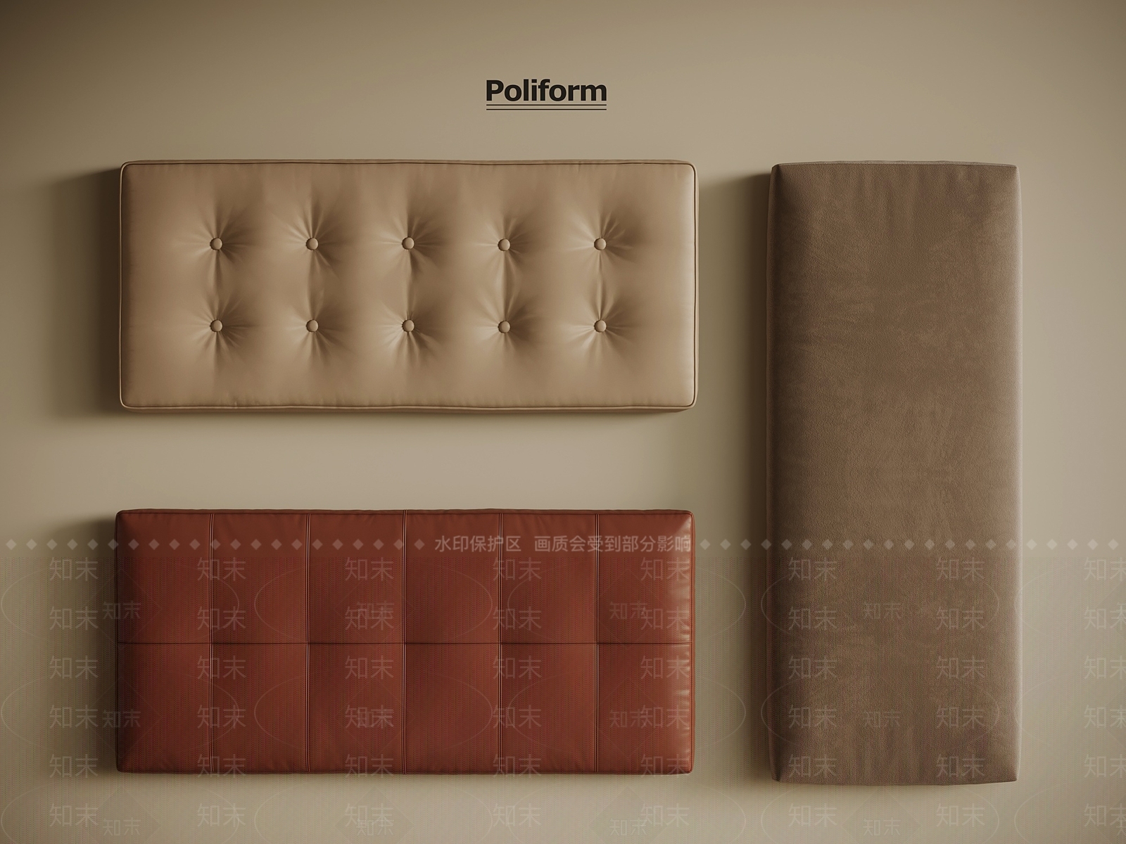 现代坐垫SU模型下载【ID:1194141826】