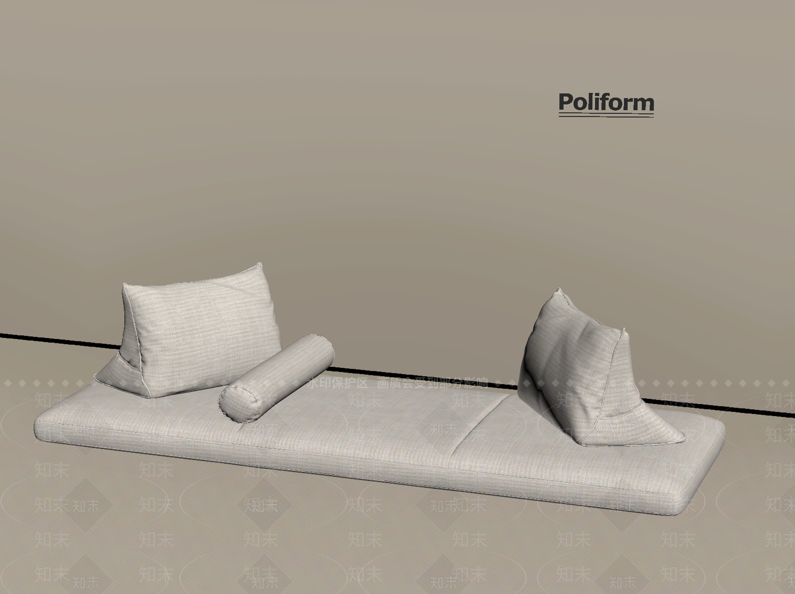 现代坐垫SU模型下载【ID:1194142072】
