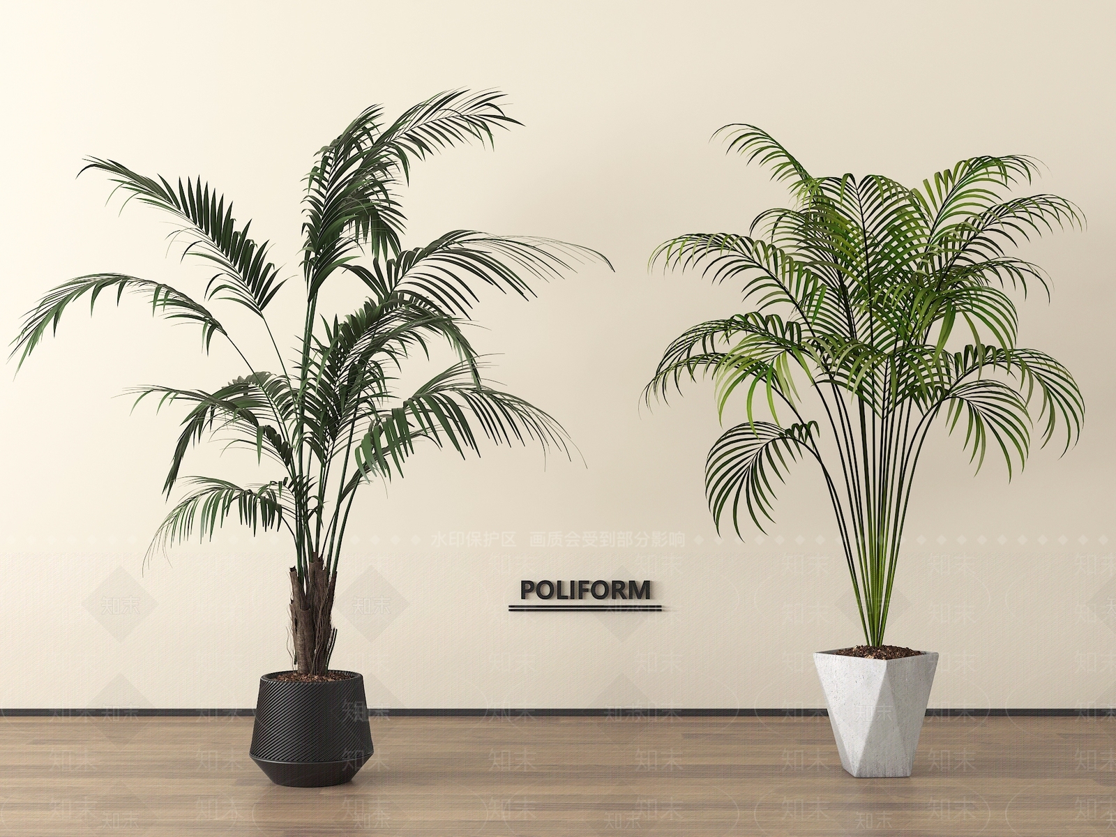 盆栽3D模型下载【ID:1194143502】