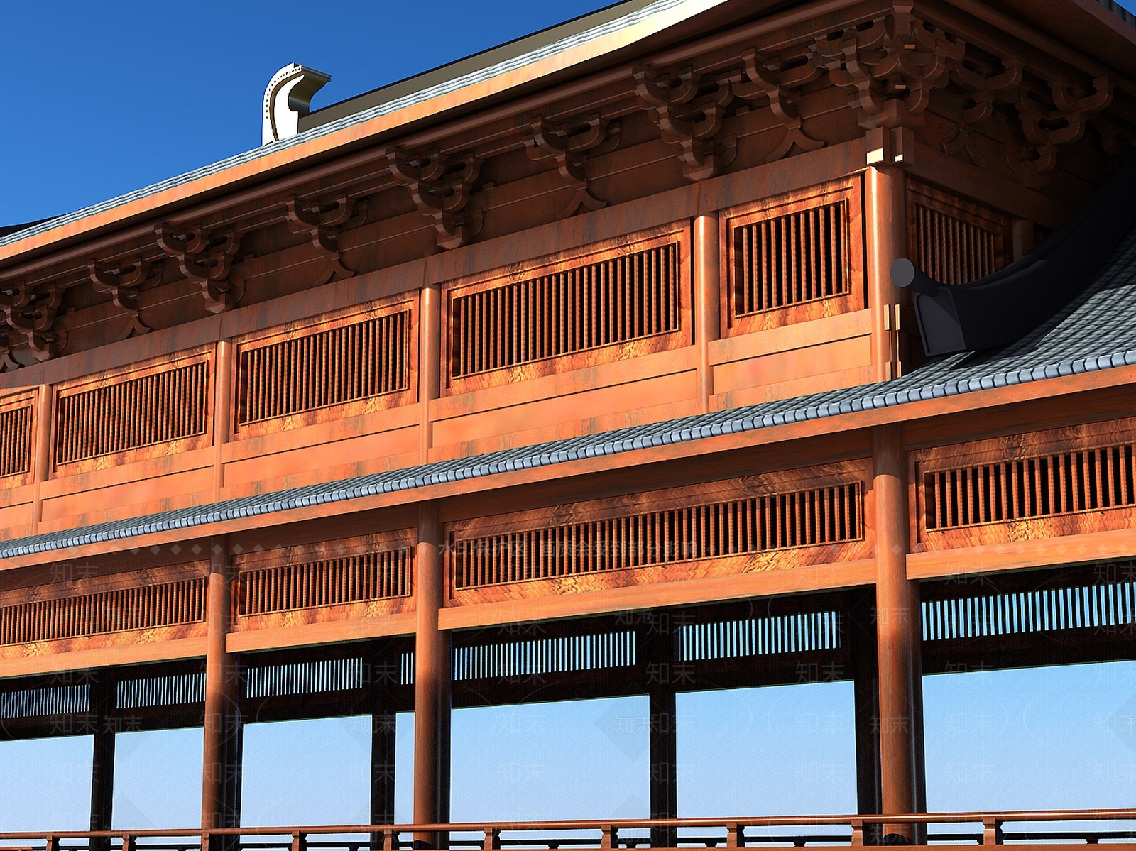 中式新中式古建3D模型下载【ID:1194146436】