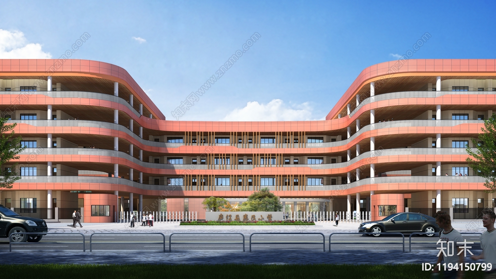 现代学校建筑cad施工图下载【ID:1194150799】