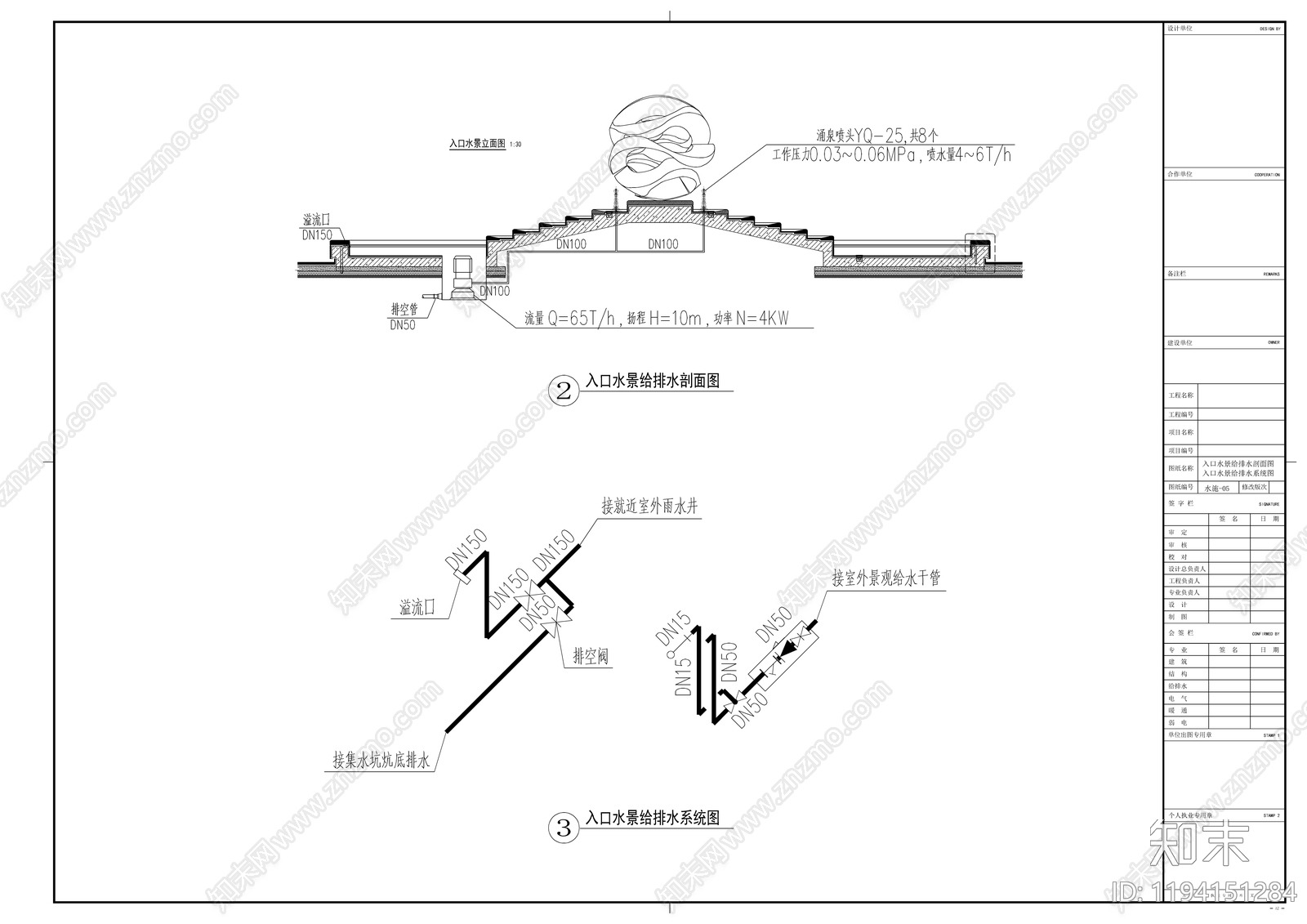 现代校园景观cad施工图下载【ID:1194151284】