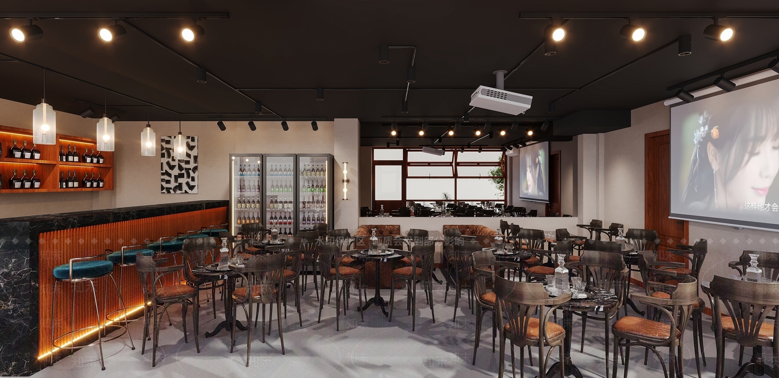 现代酒吧3D模型下载【ID:1194154755】