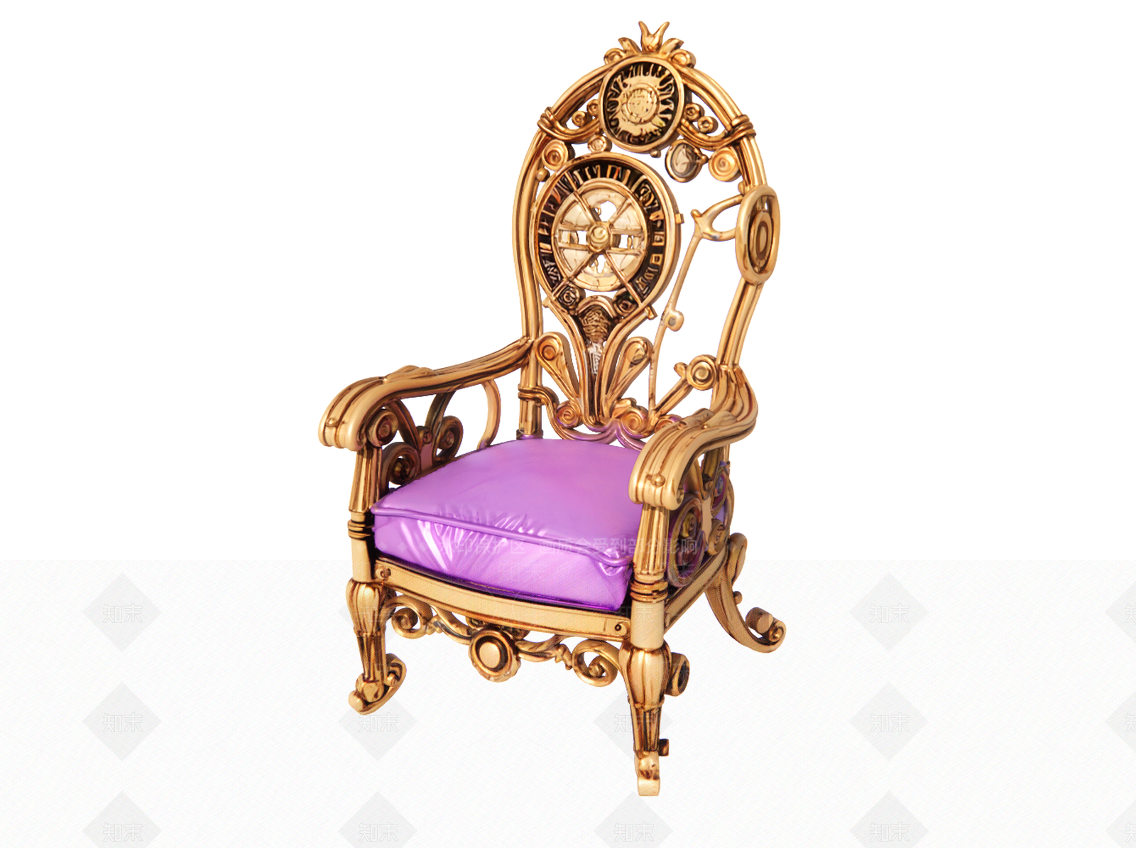 欧式美式单人沙发SU模型下载【ID:1194160158】