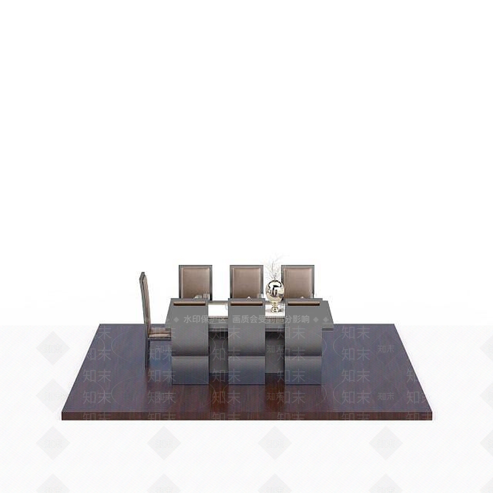 现代书桌椅3D模型下载【ID:1194178149】