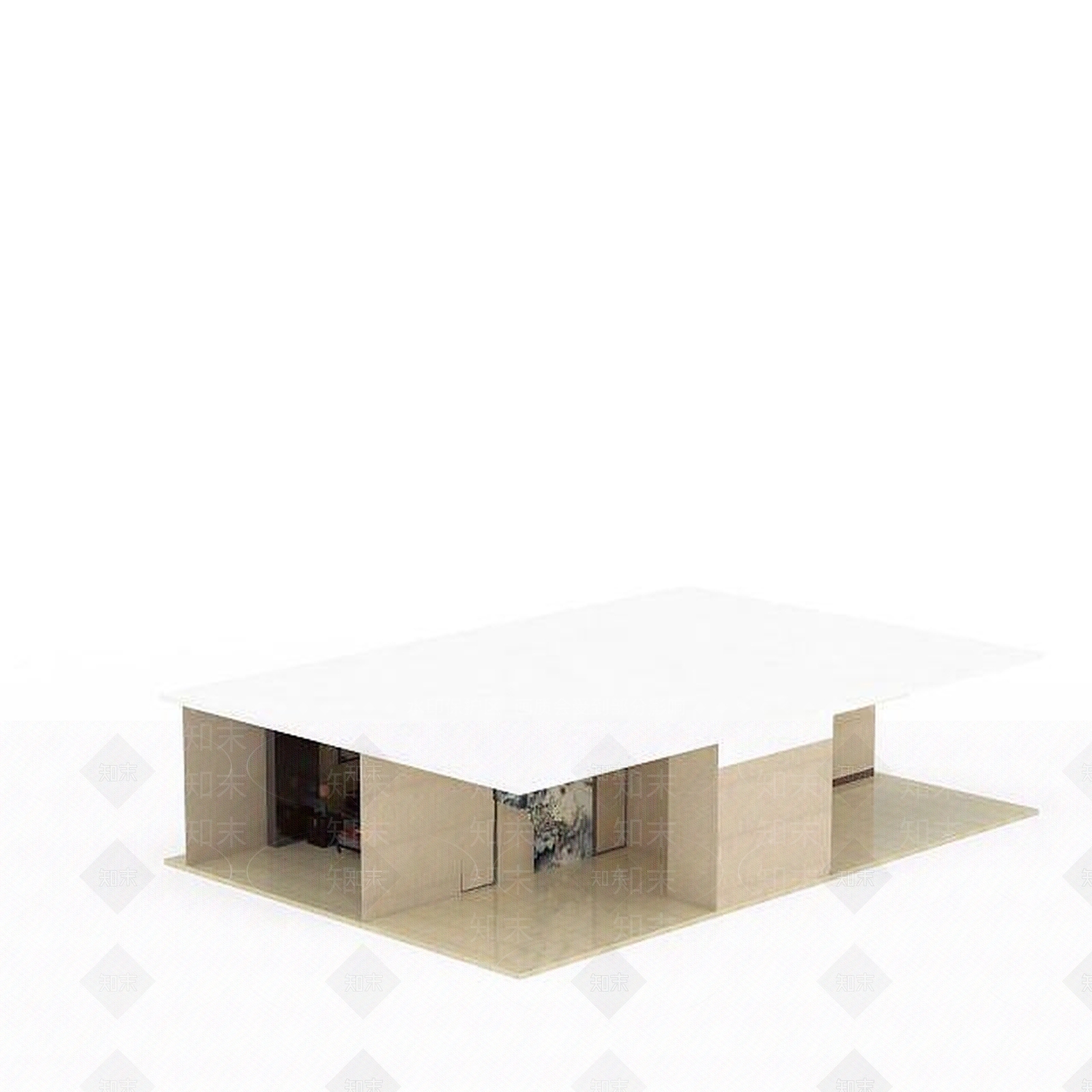 现代挂件3D模型下载【ID:1194178302】