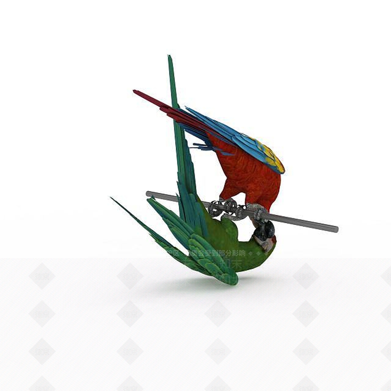 现代爬行类动物3D模型下载【ID:1194178356】