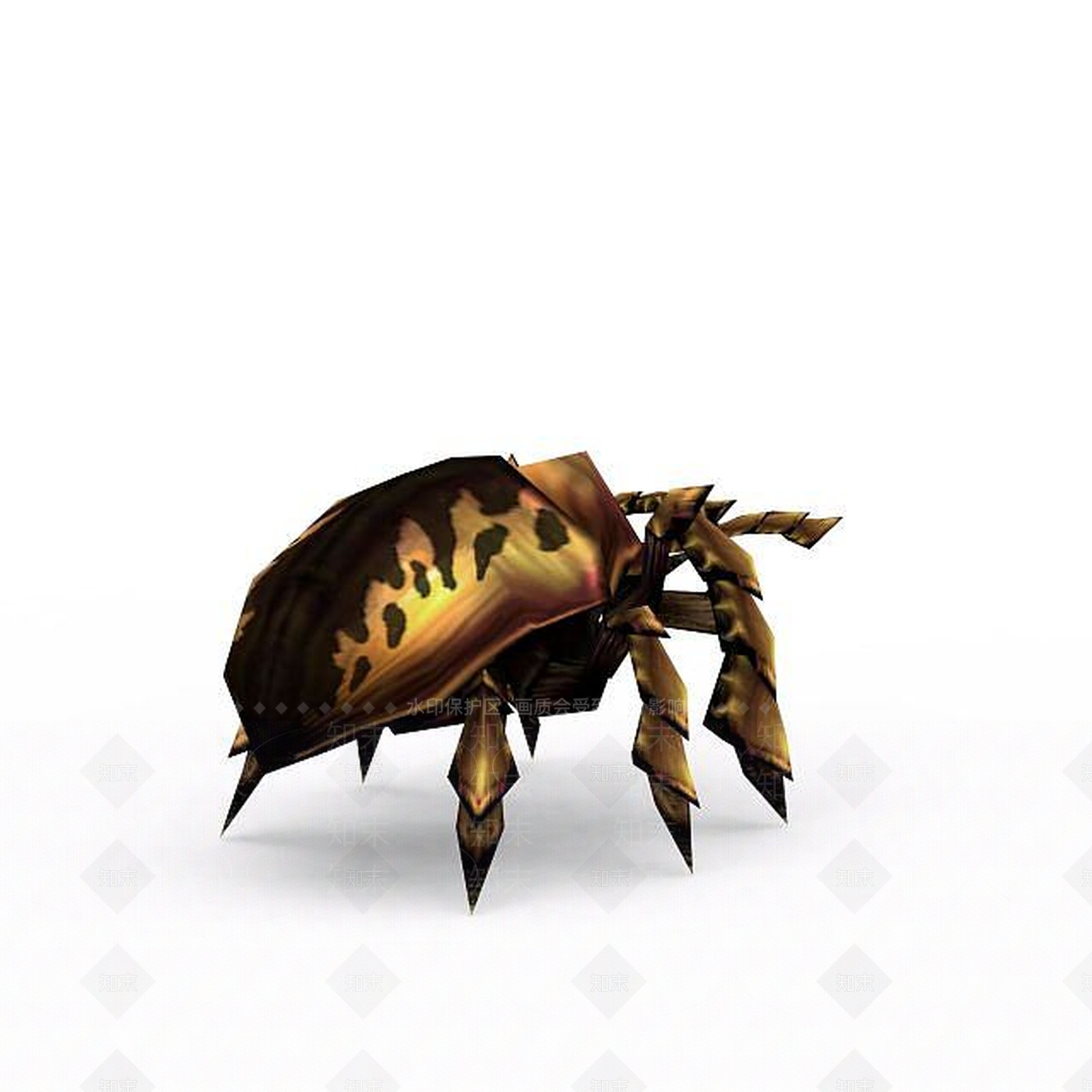 现代爬行类动物3D模型下载【ID:1199002459】