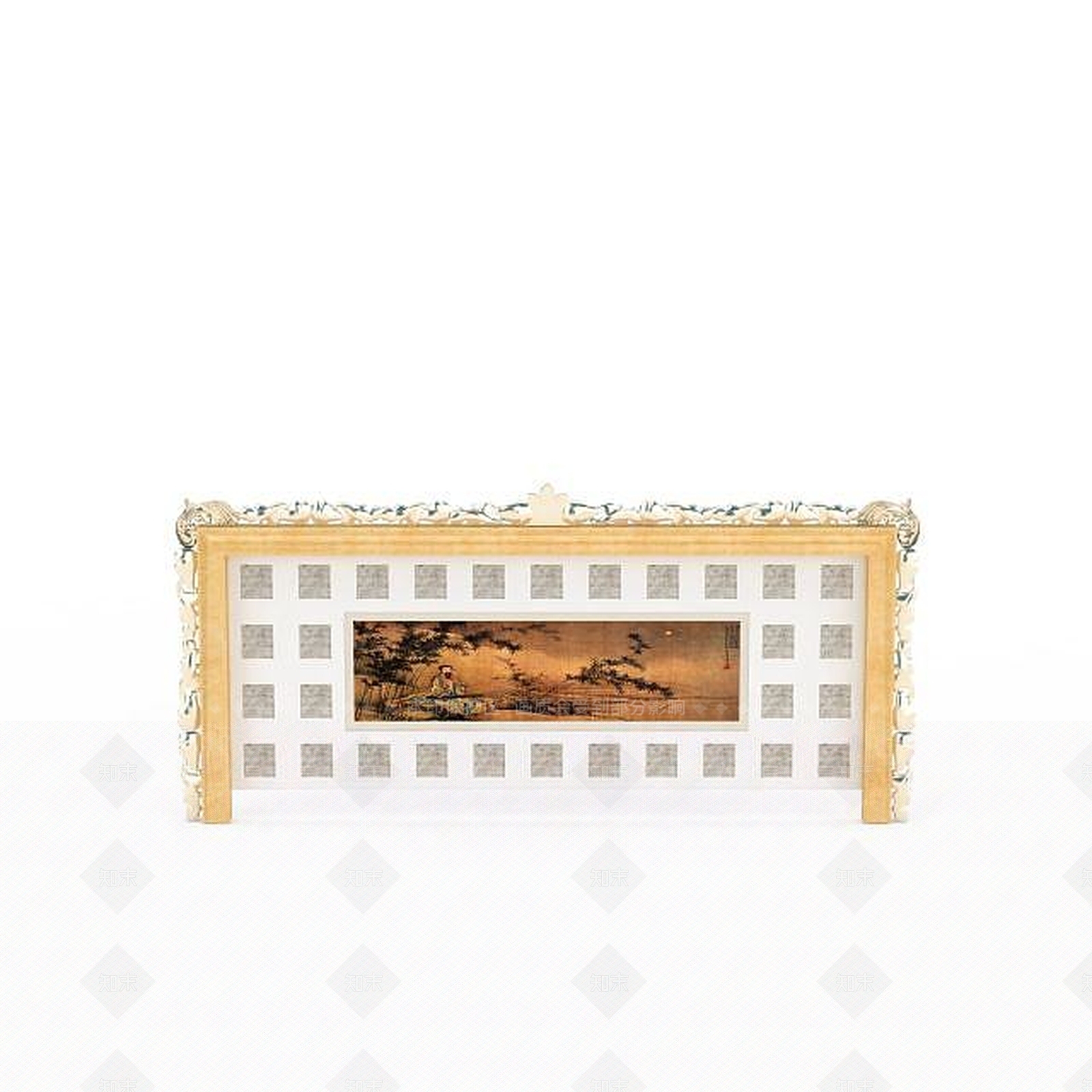 现代挂件3D模型下载【ID:1194178563】