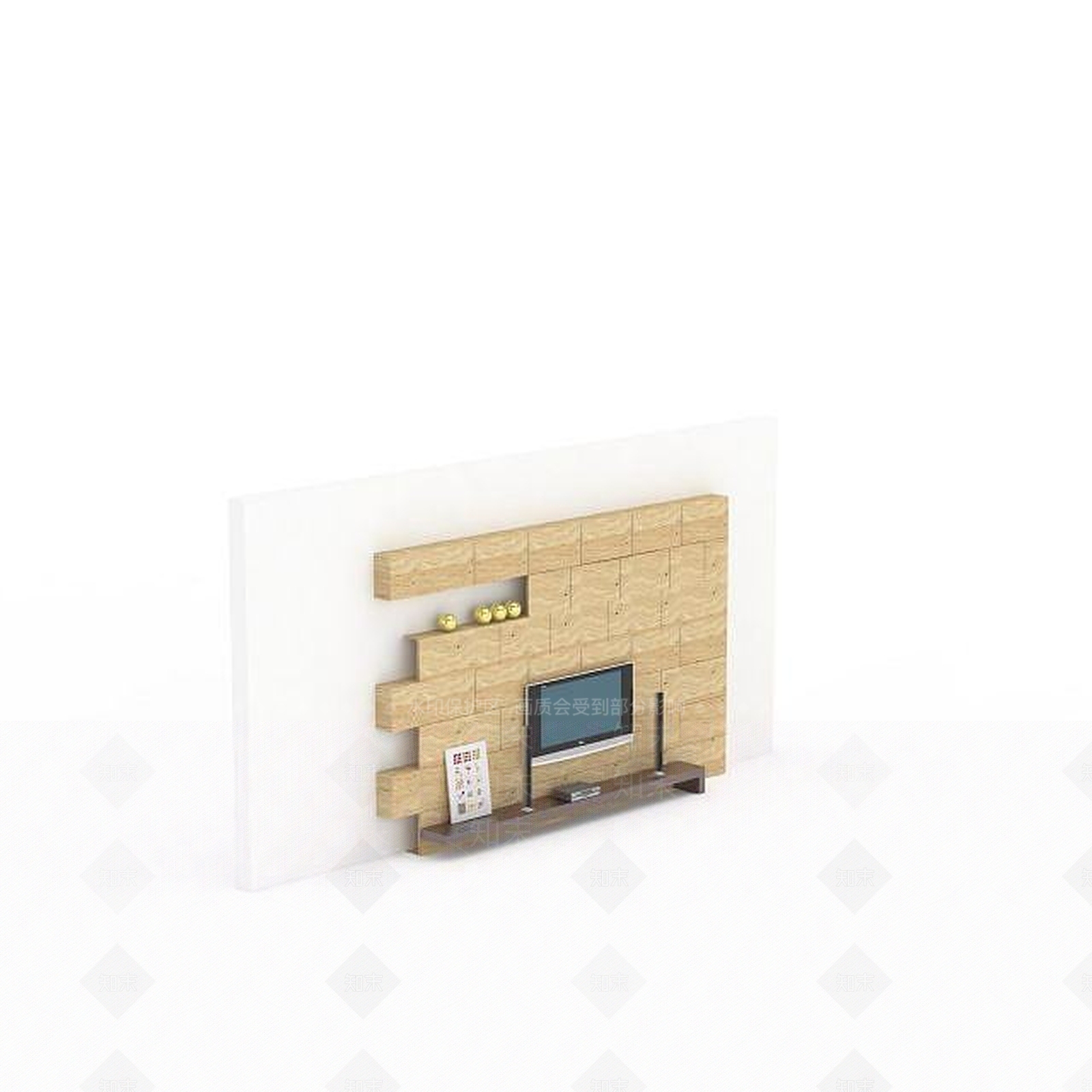 现代挂件3D模型下载【ID:1194178771】