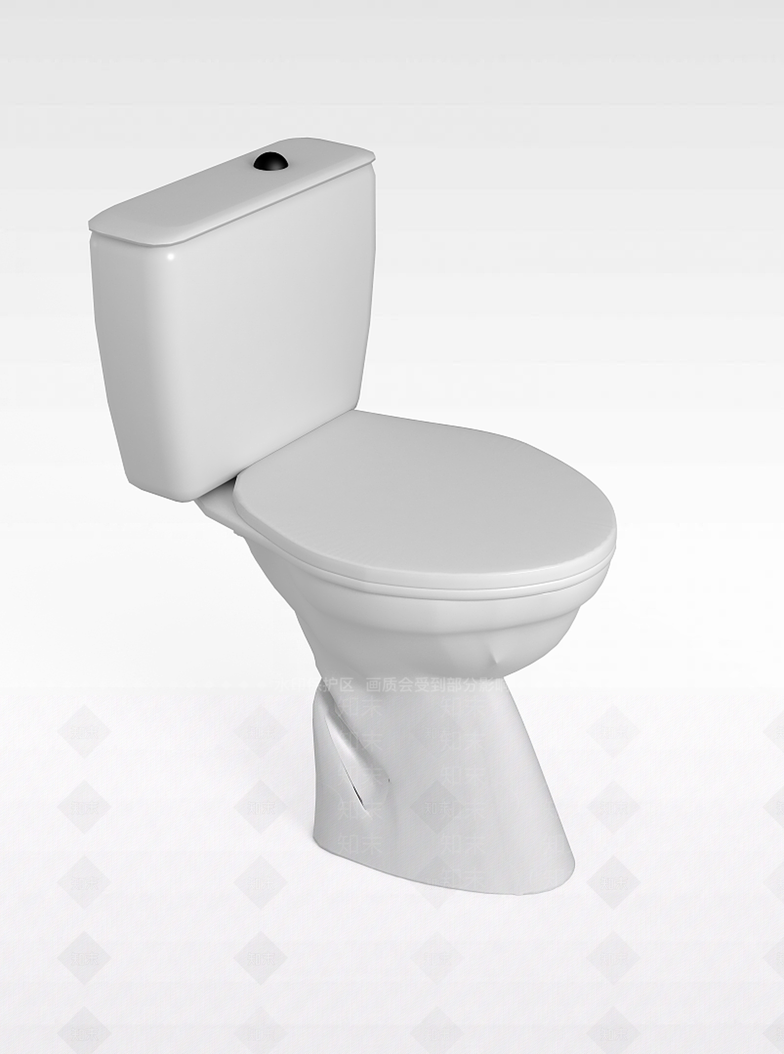 现代马桶3D模型下载【ID:1199002163】