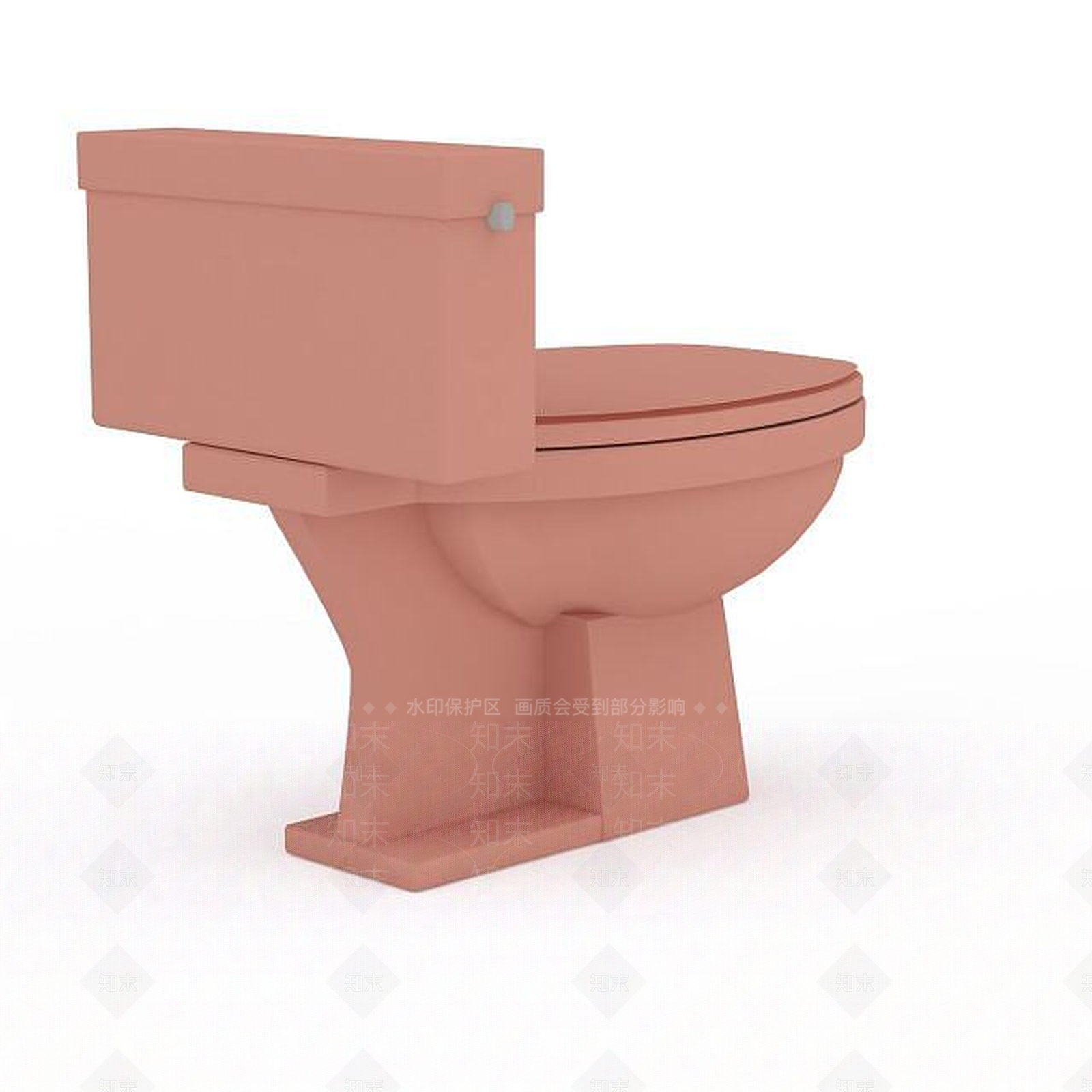 现代马桶3D模型下载【ID:1199012883】