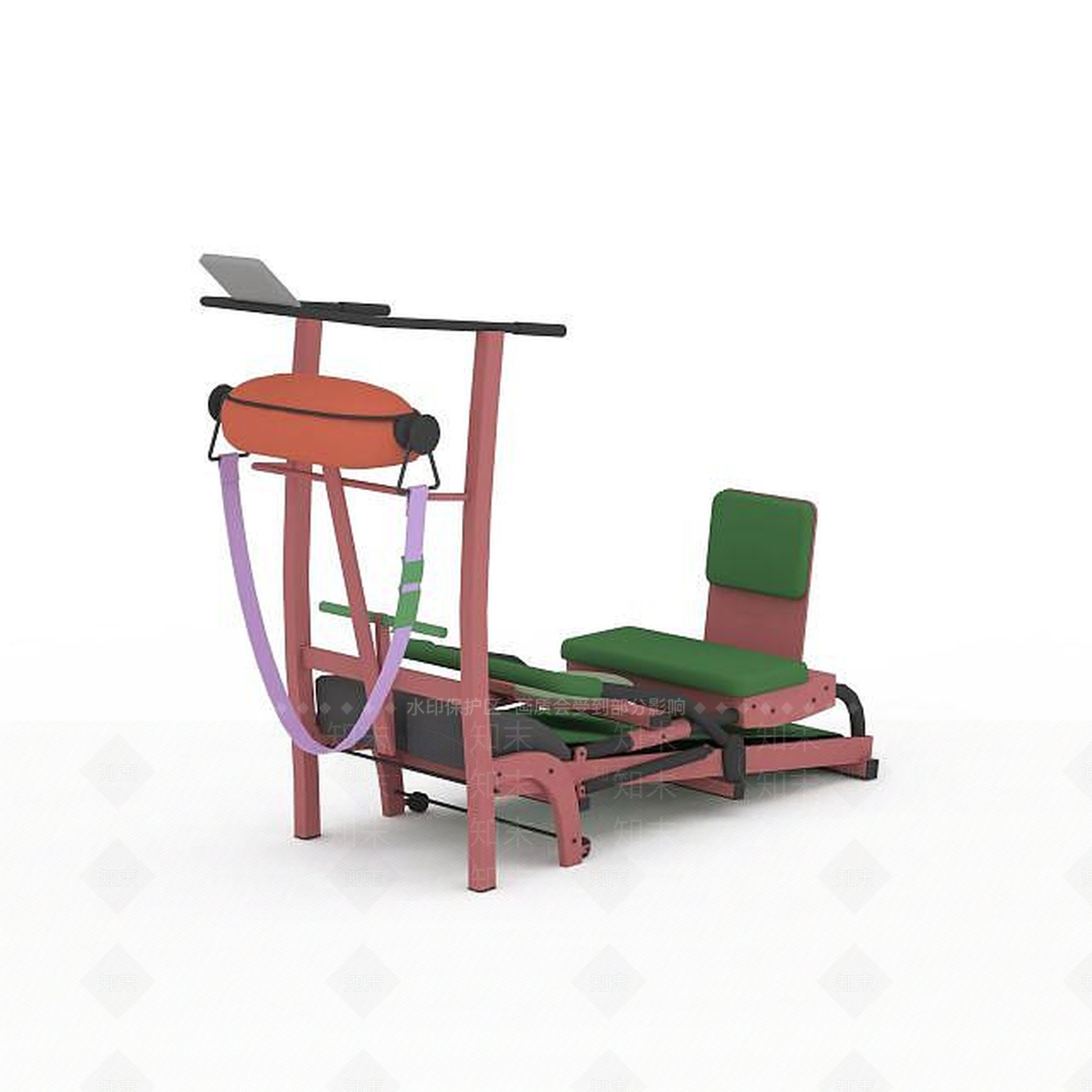 现代妆台妆凳3D模型下载【ID:1199001684】