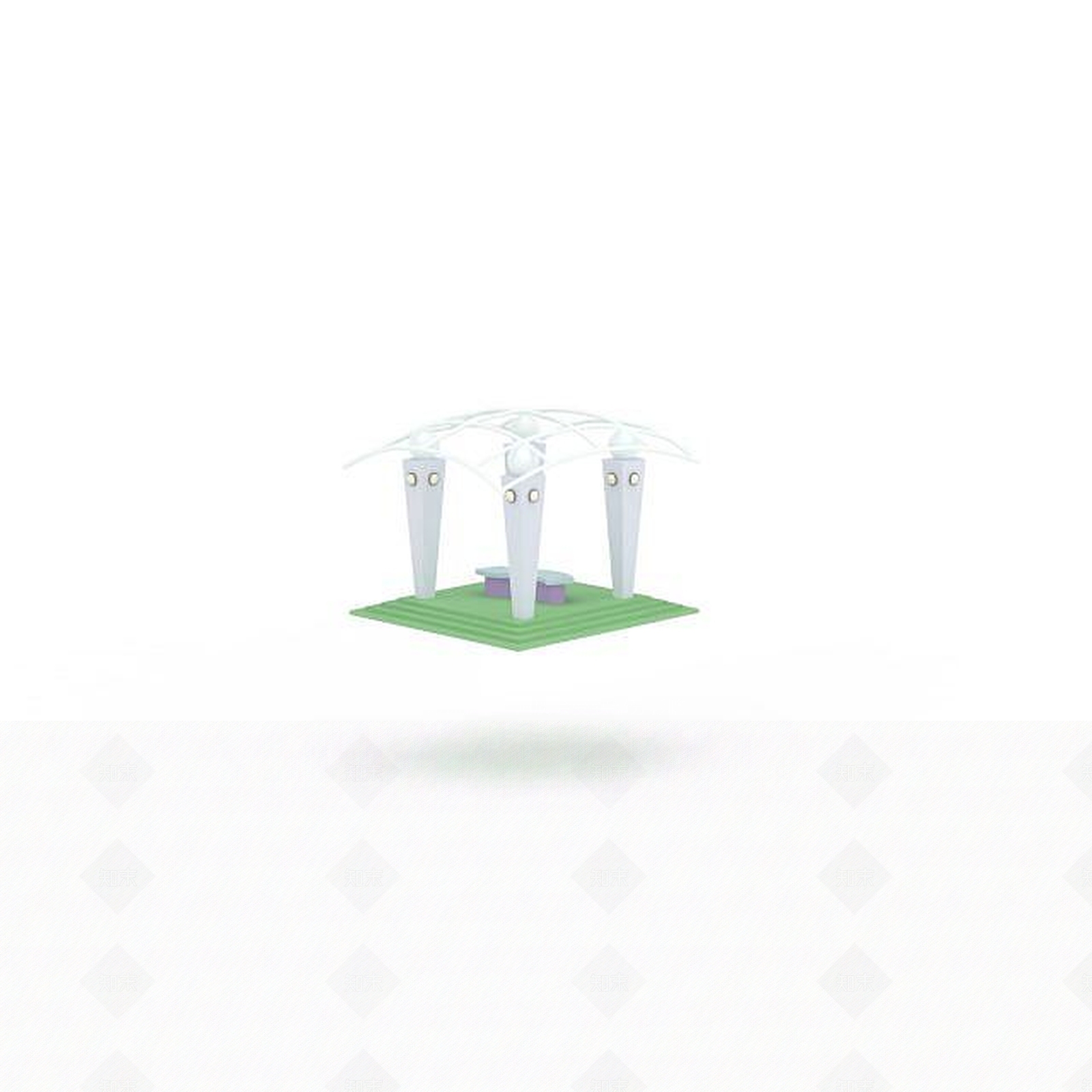 现代其他景观小品3D模型下载【ID:1199001410】