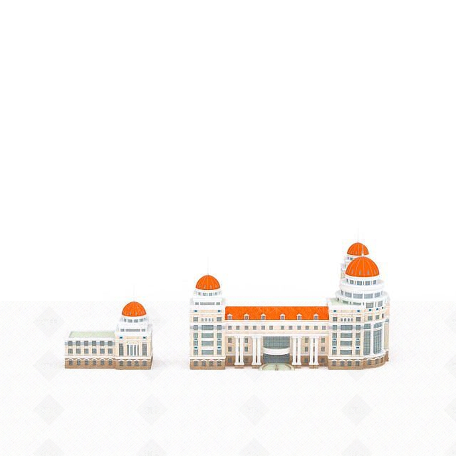 现代其他建筑外观3D模型下载【ID:1199012000】