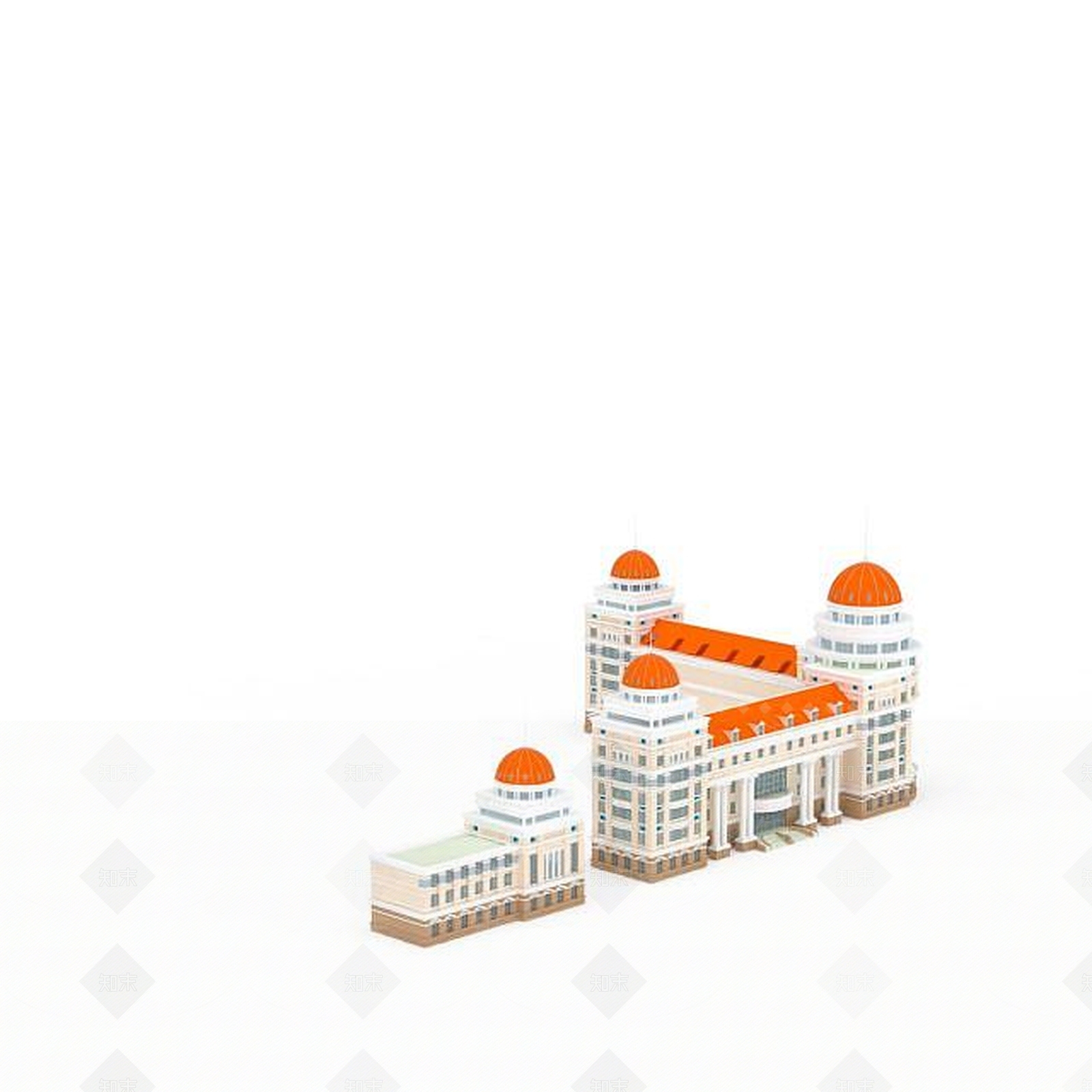 现代其他建筑外观3D模型下载【ID:1199012000】