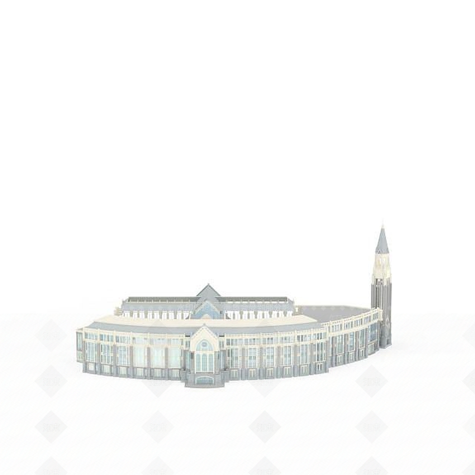 现代其他建筑外观3D模型下载【ID:1199011916】