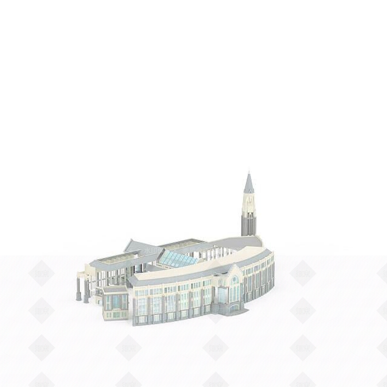 现代其他建筑外观3D模型下载【ID:1199011916】