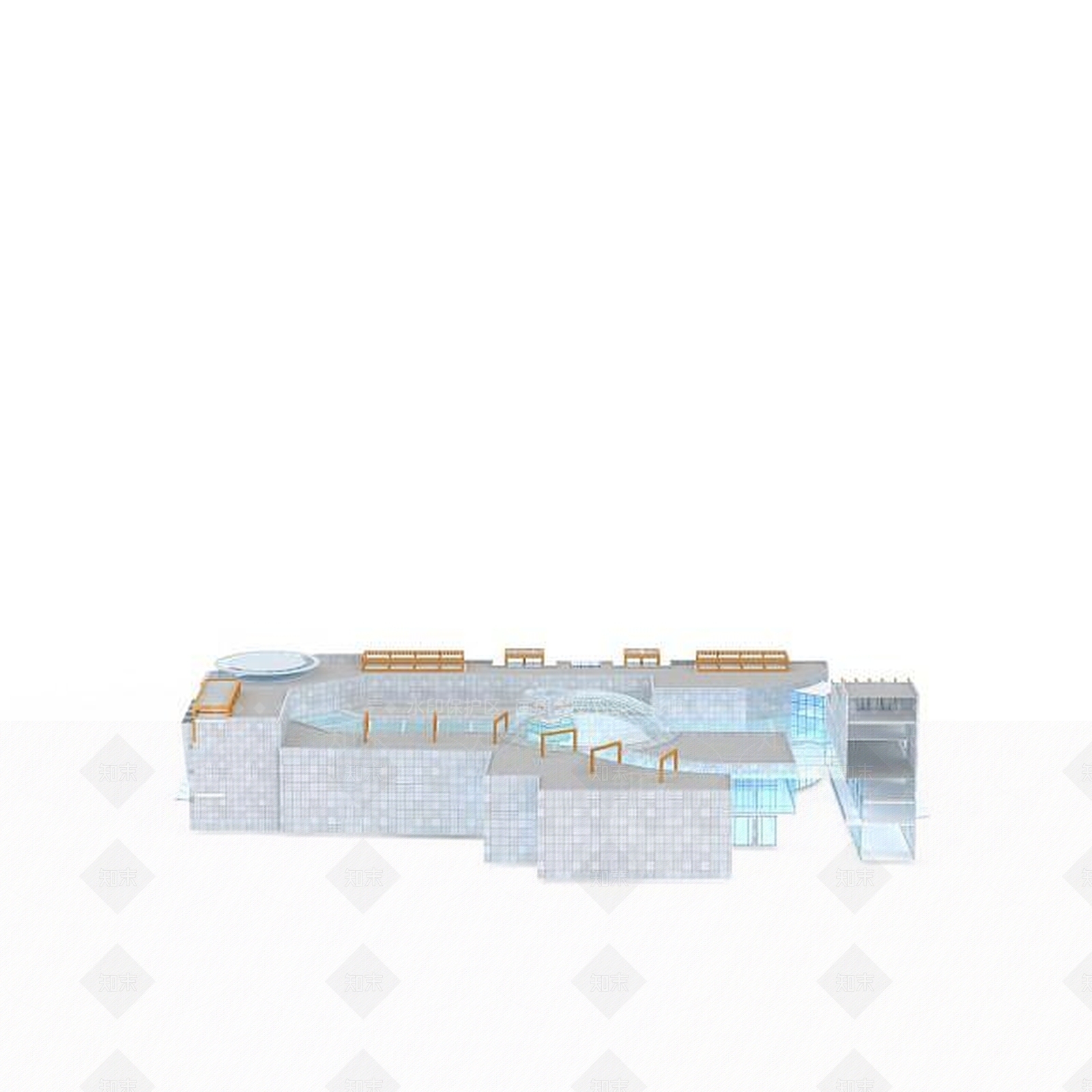 现代其他建筑外观3D模型下载【ID:1199011809】