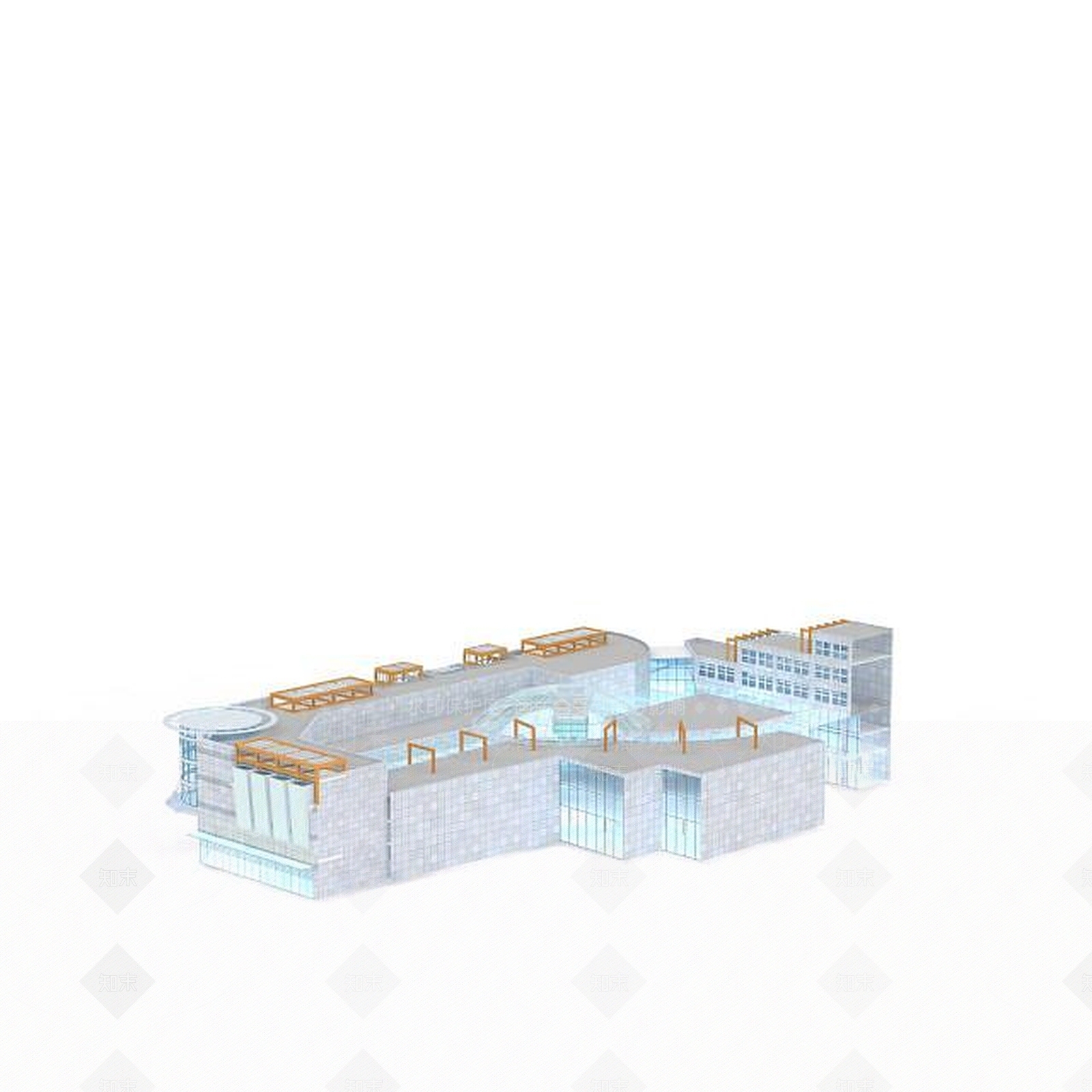 现代其他建筑外观3D模型下载【ID:1199011809】
