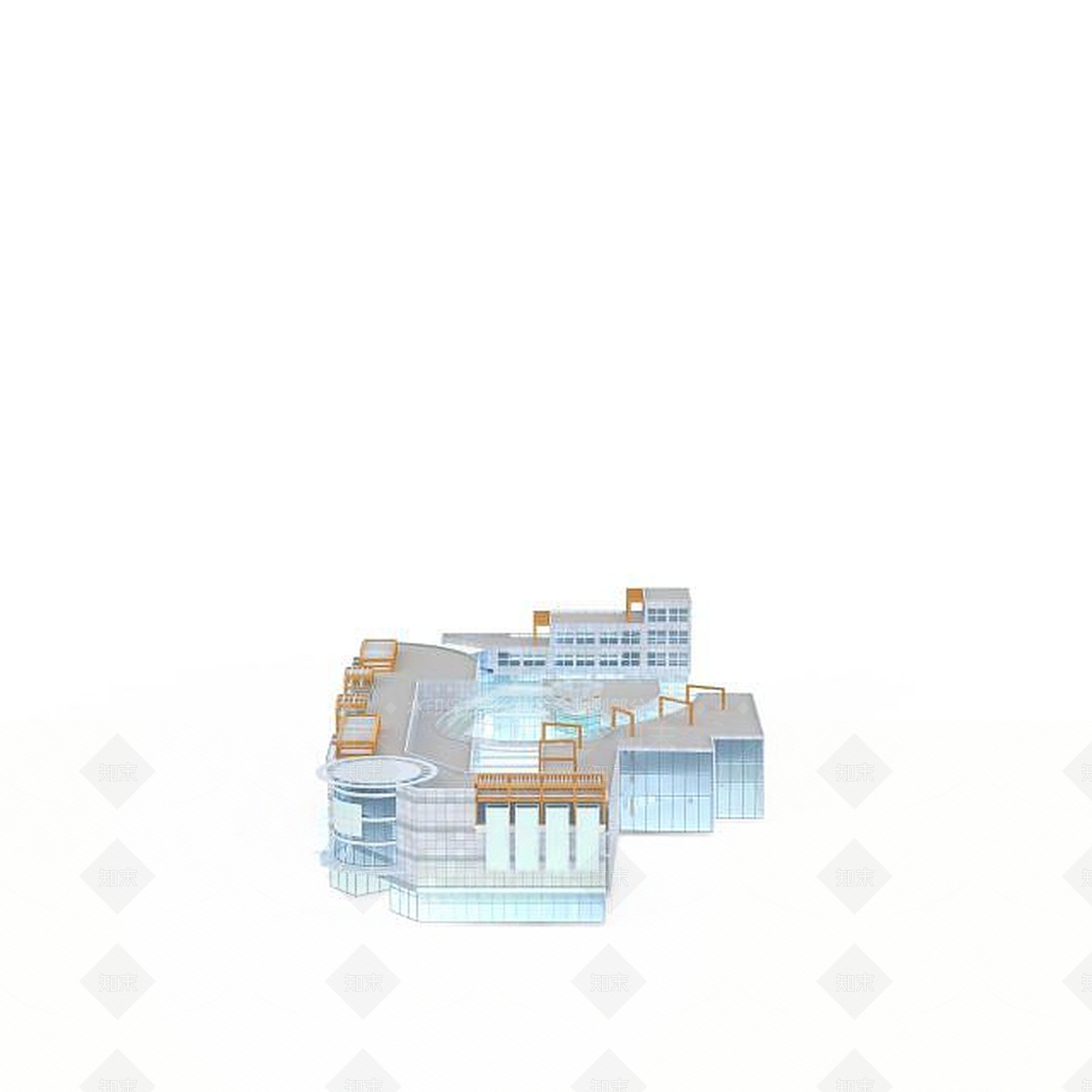 现代其他建筑外观3D模型下载【ID:1199011809】