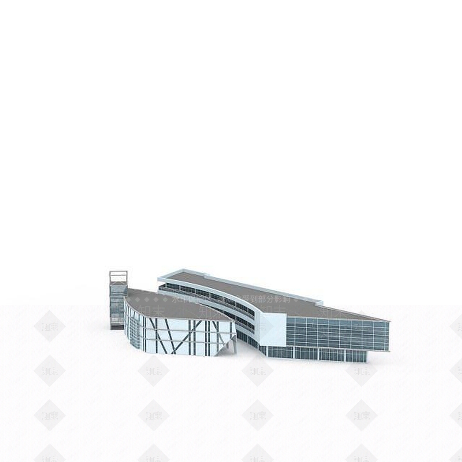 现代其他建筑外观3D模型下载【ID:1199000845】