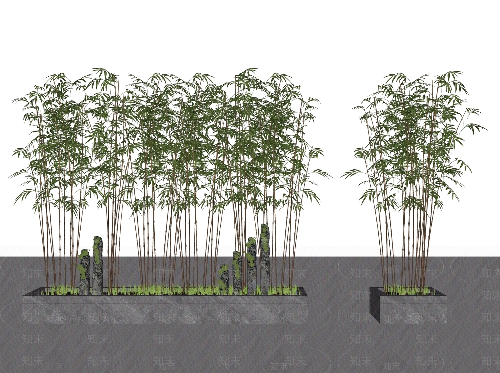 竹子SU模型下载【ID:1194182590】