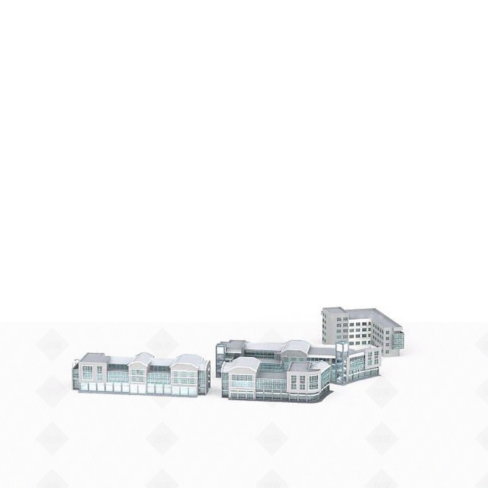 现代其他建筑外观3D模型下载【ID:1199000542】