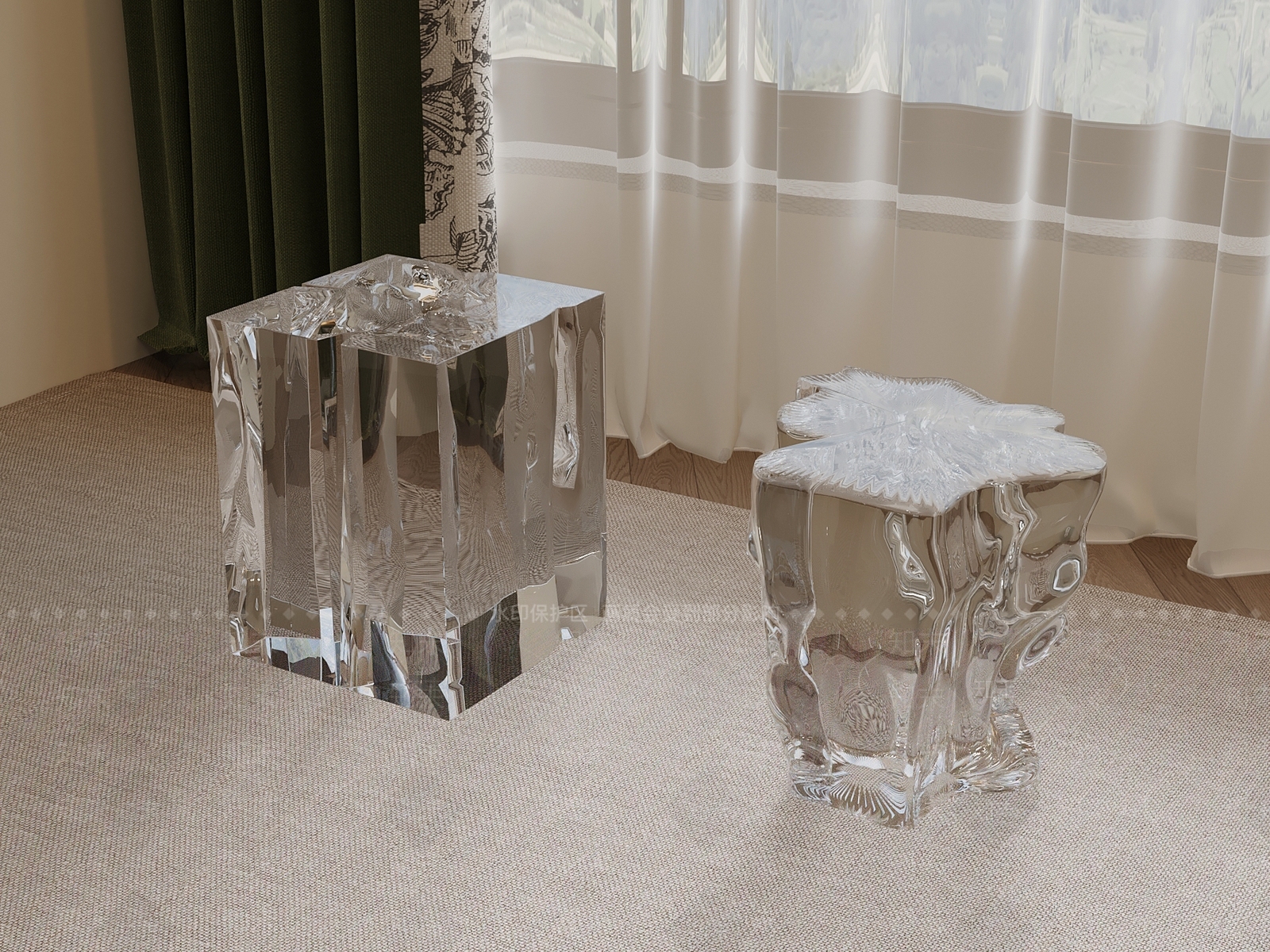 现代其他凳子SU模型下载【ID:1194184280】