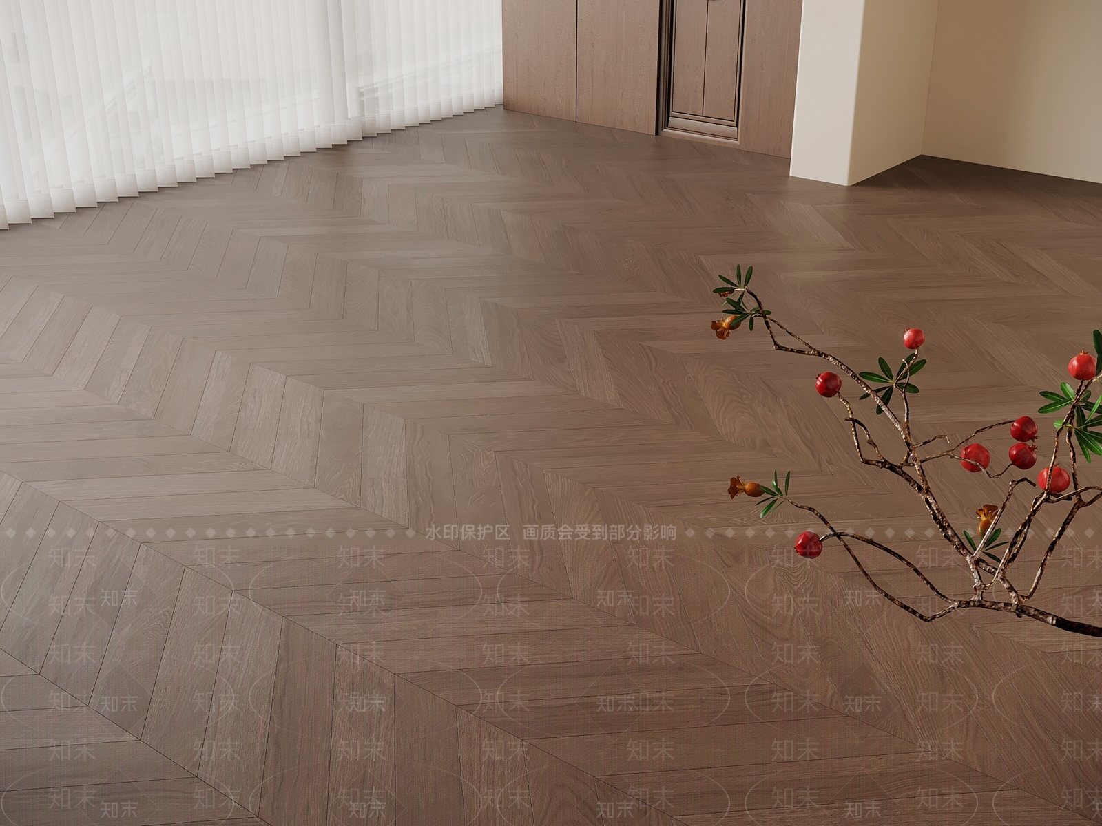 现代地板SU模型下载【ID:1194185086】