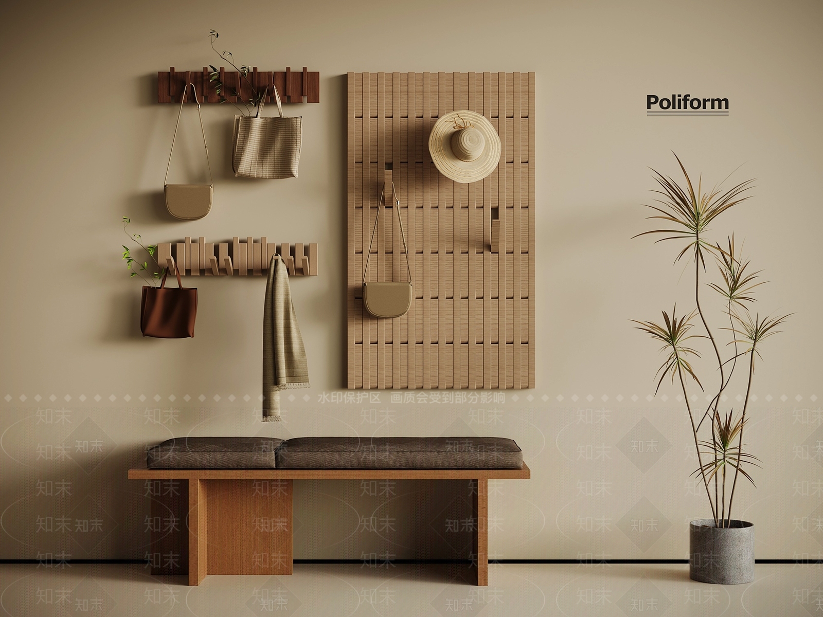 现代挂钩SU模型下载【ID:1194190627】