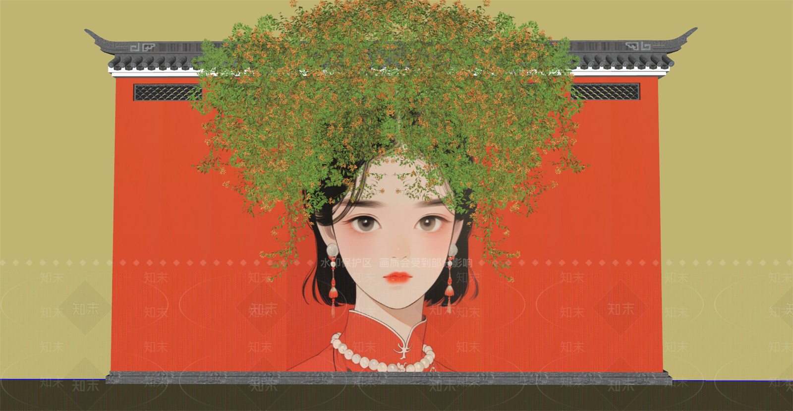 藤蔓SU模型下载【ID:1194192309】