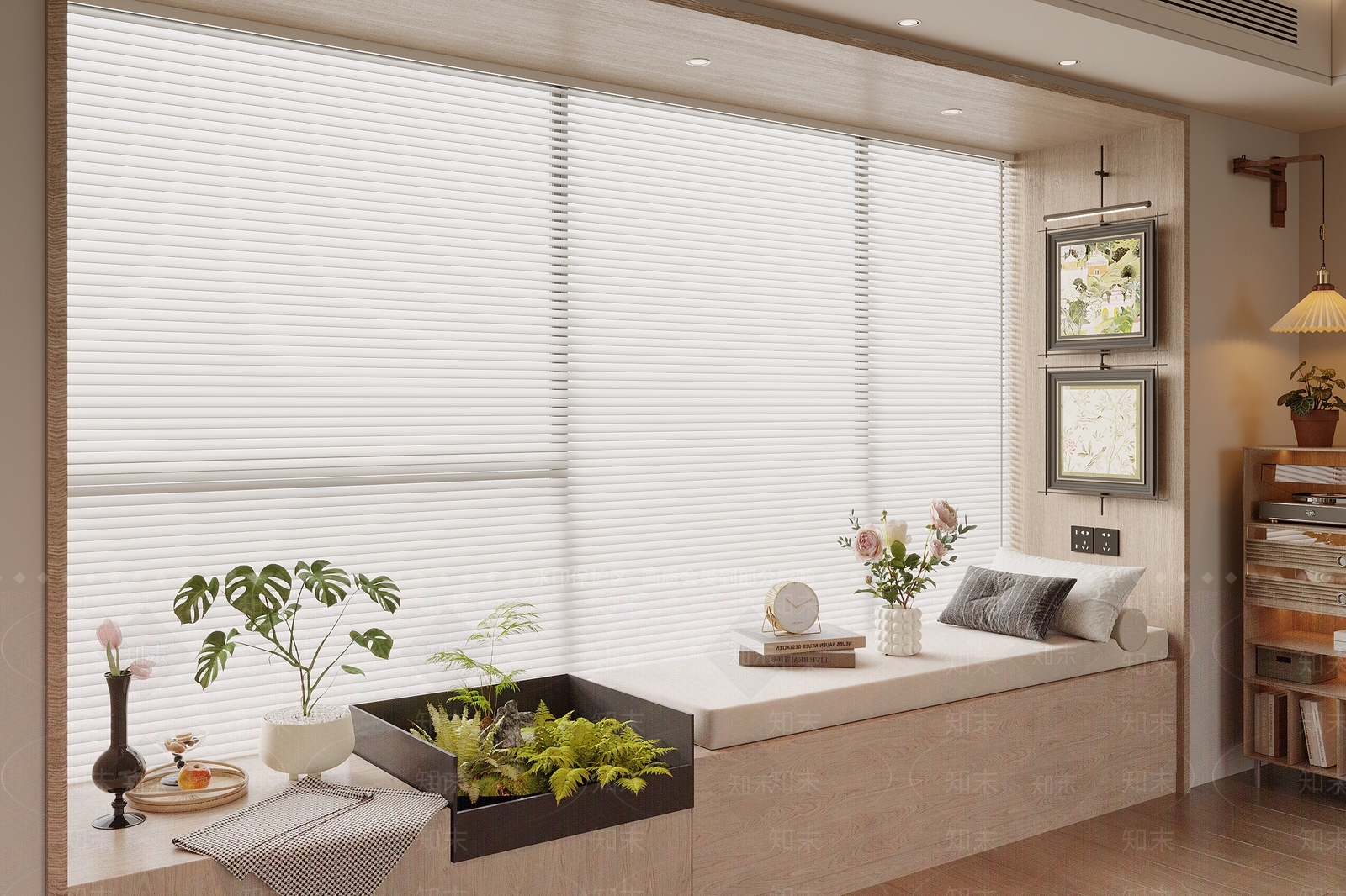 现代飘窗3D模型下载【ID:1194192619】