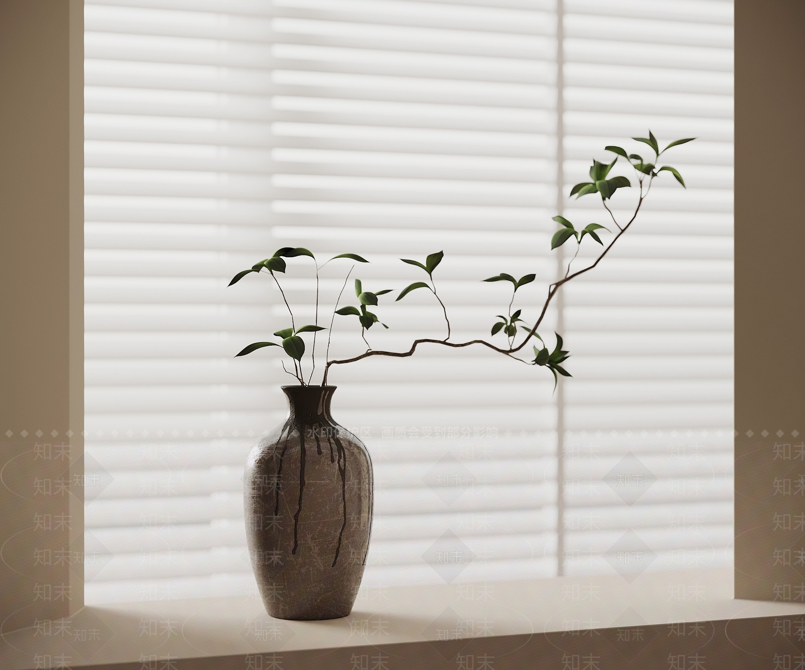 新中式花艺3D模型下载【ID:1194192677】