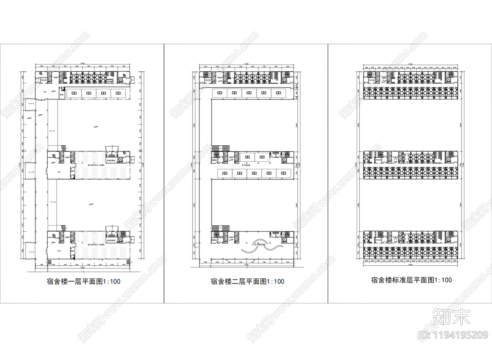 现代学校建筑cad施工图下载【ID:1194195209】
